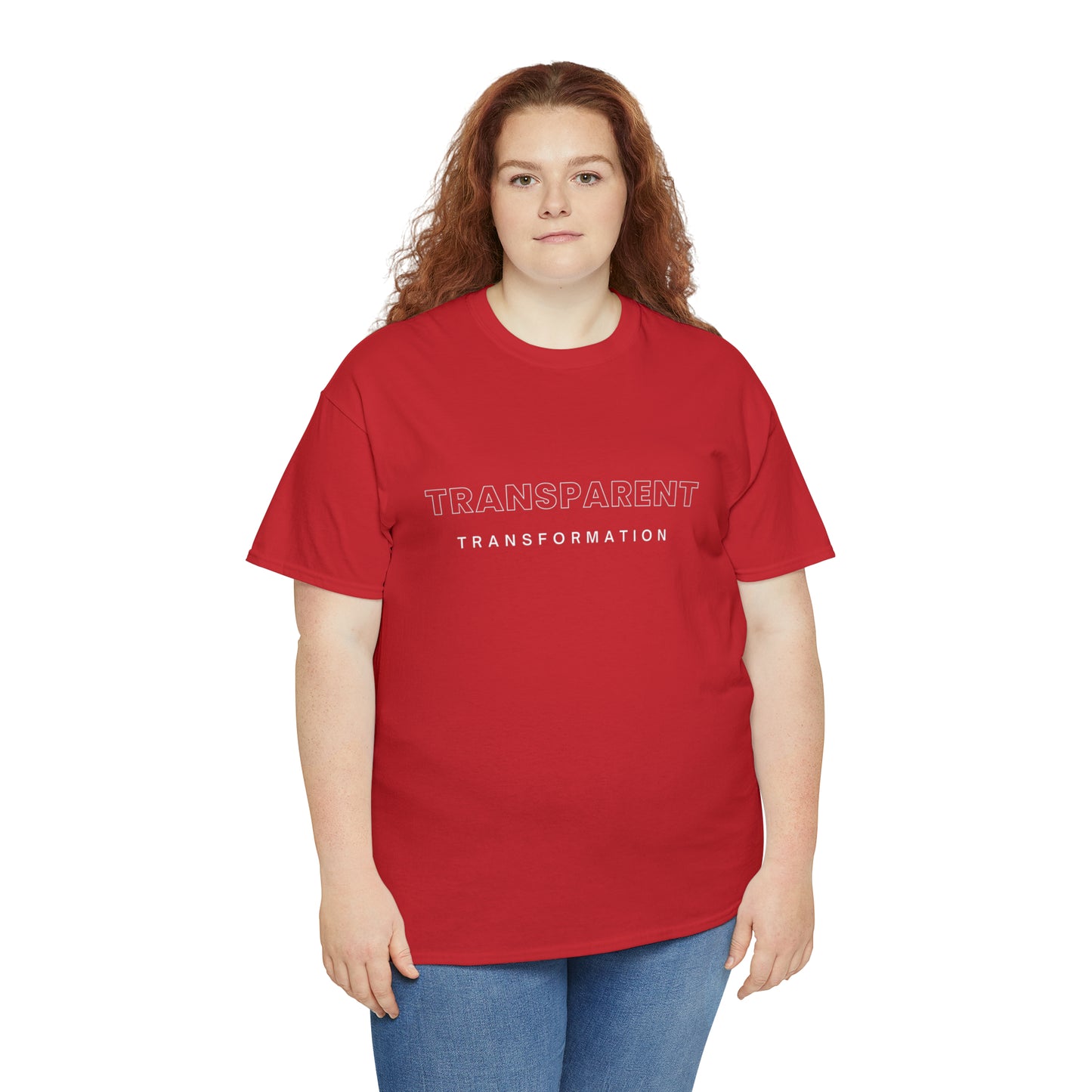 Transparent Transformation Unisex Heavy Cotton Tee