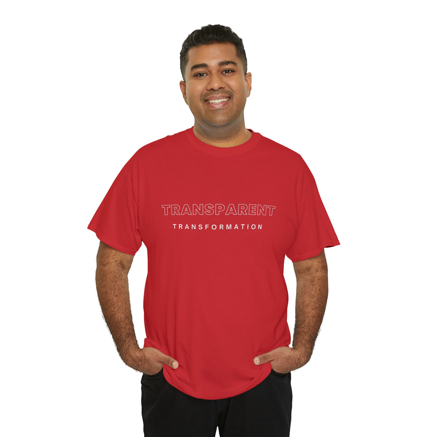 Transparent Transformation Unisex Heavy Cotton Tee