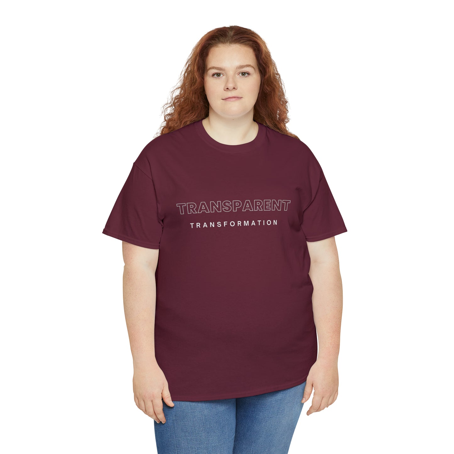 Transparent Transformation Unisex Heavy Cotton Tee