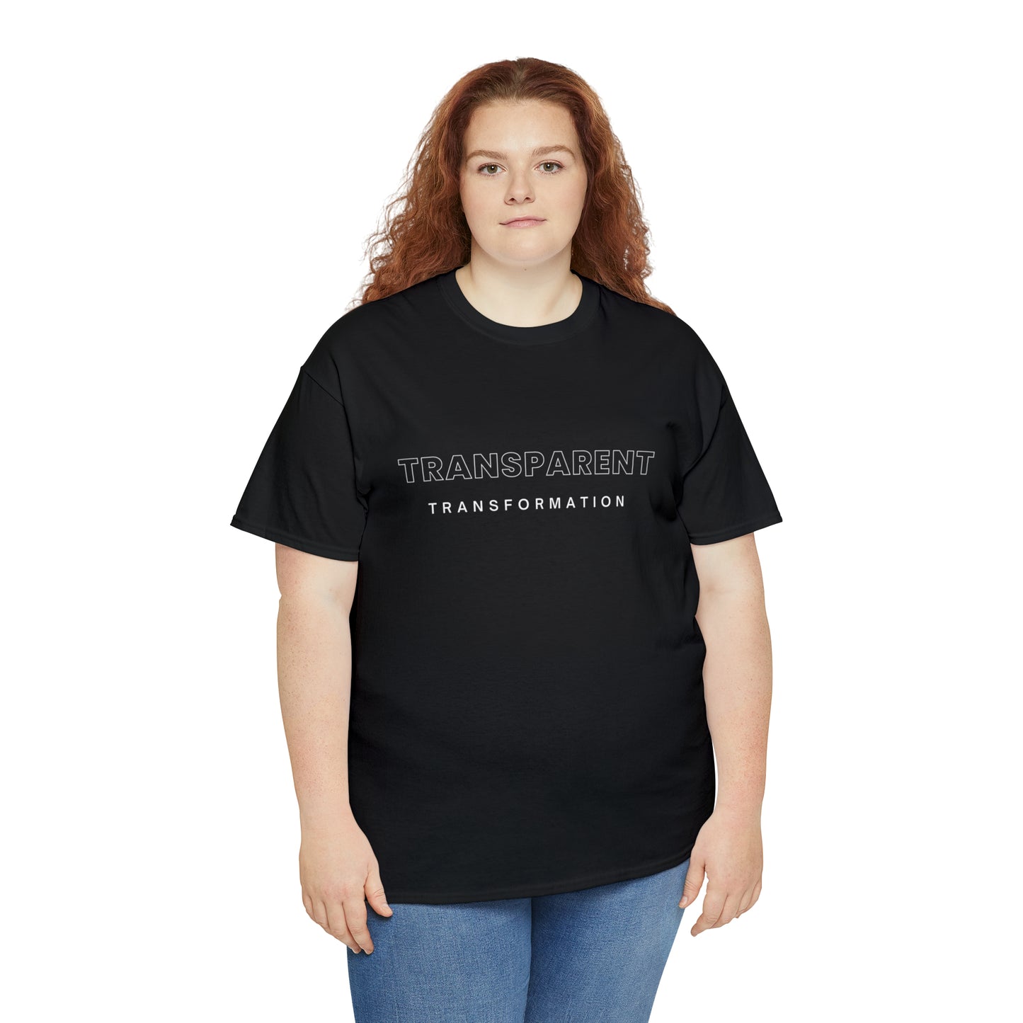 Transparent Transformation Unisex Heavy Cotton Tee