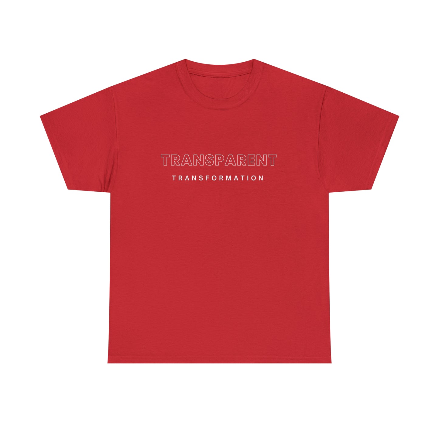 Transparent Transformation Unisex Heavy Cotton Tee