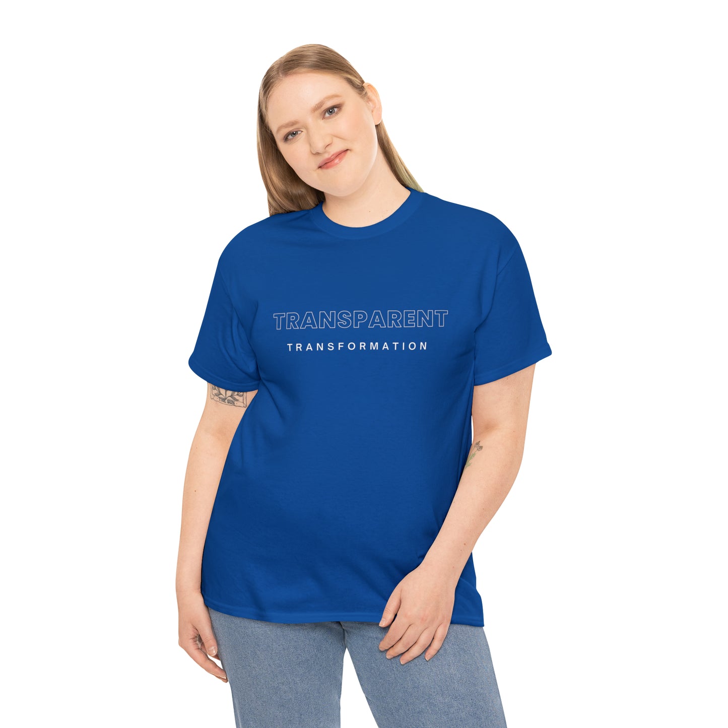 Transparent Transformation Unisex Heavy Cotton Tee