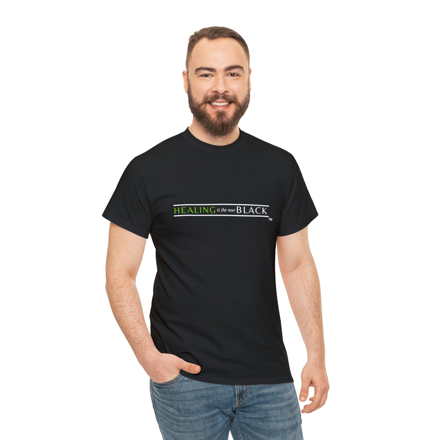 Healing is the new BLACK Unisex Heavy Cotton Tee