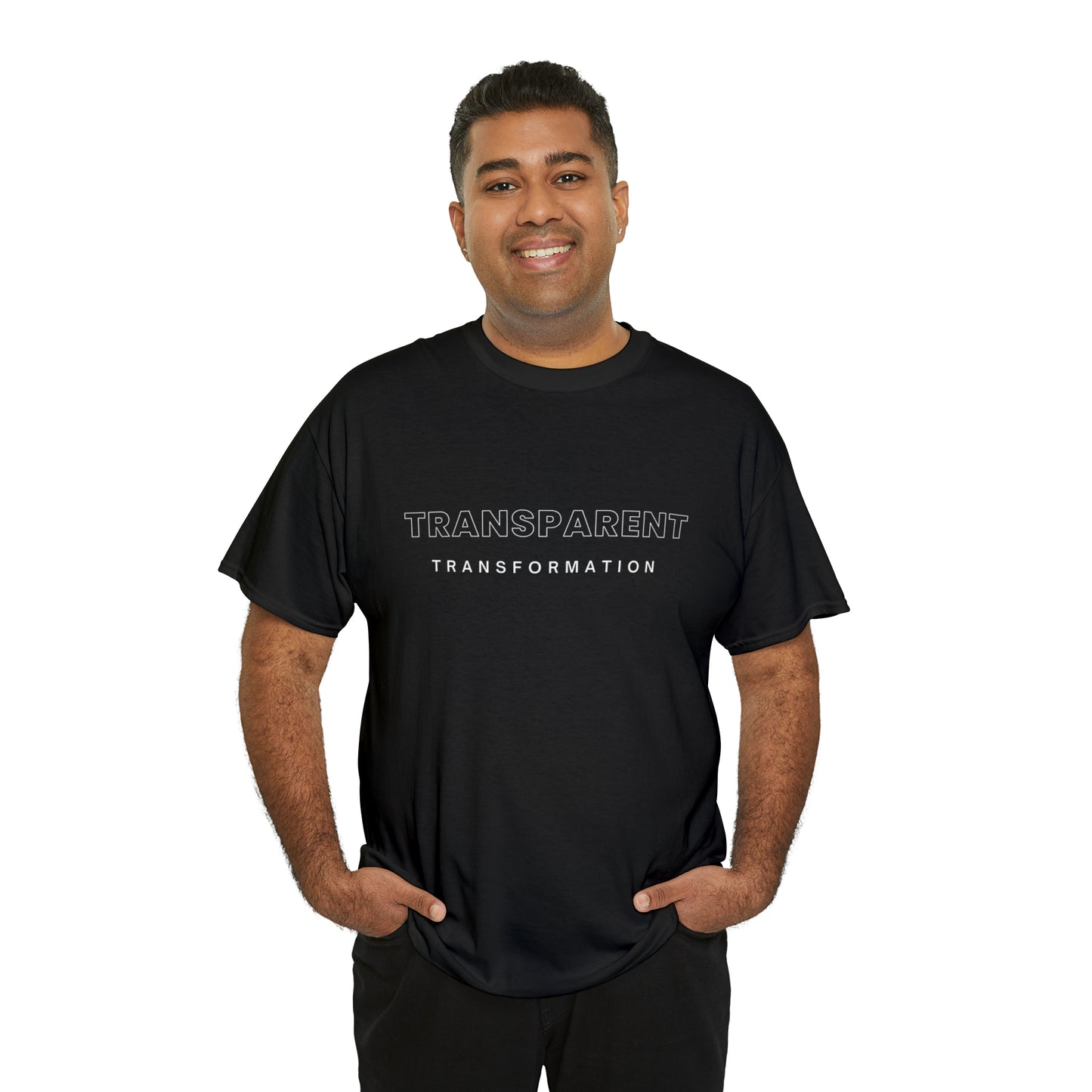 Transparent Transformation Unisex Heavy Cotton Tee