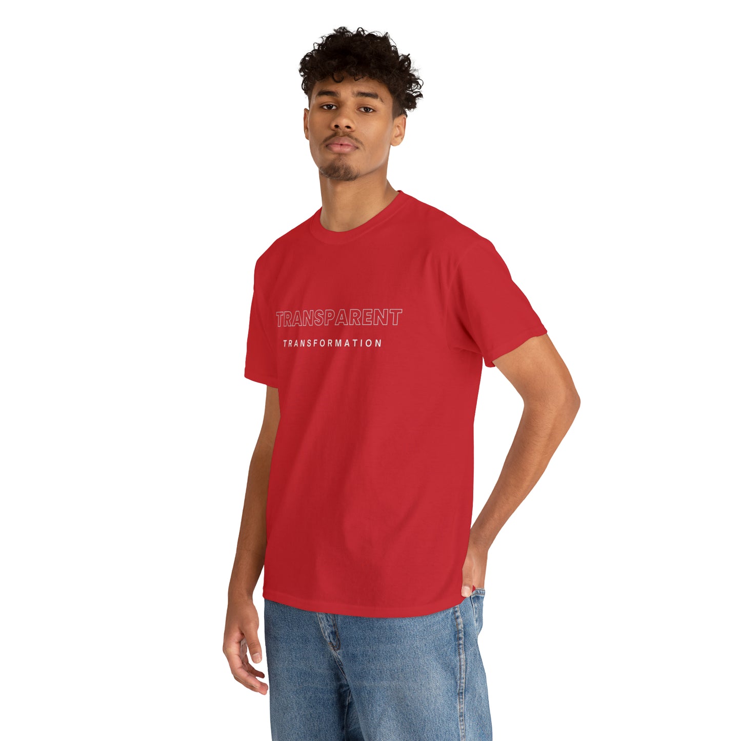 Transparent Transformation Unisex Heavy Cotton Tee