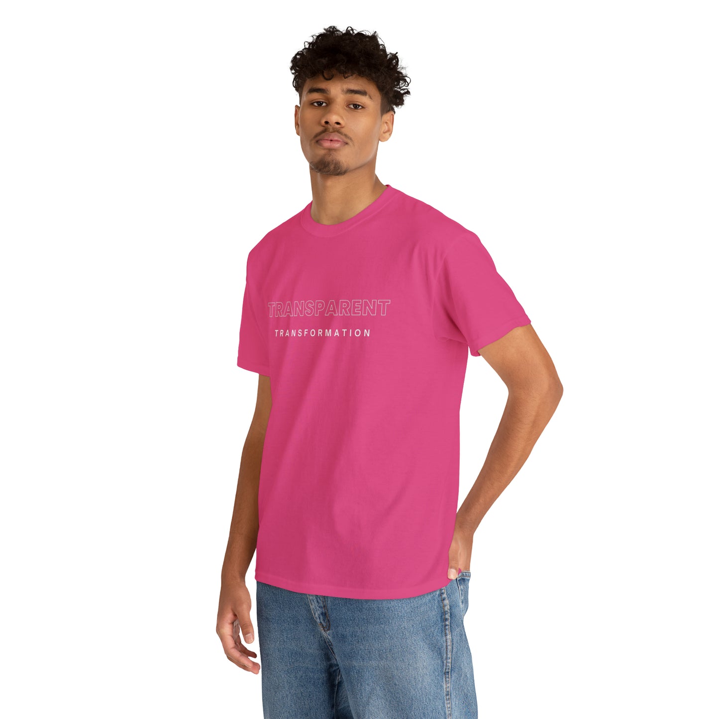 Transparent Transformation Unisex Heavy Cotton Tee