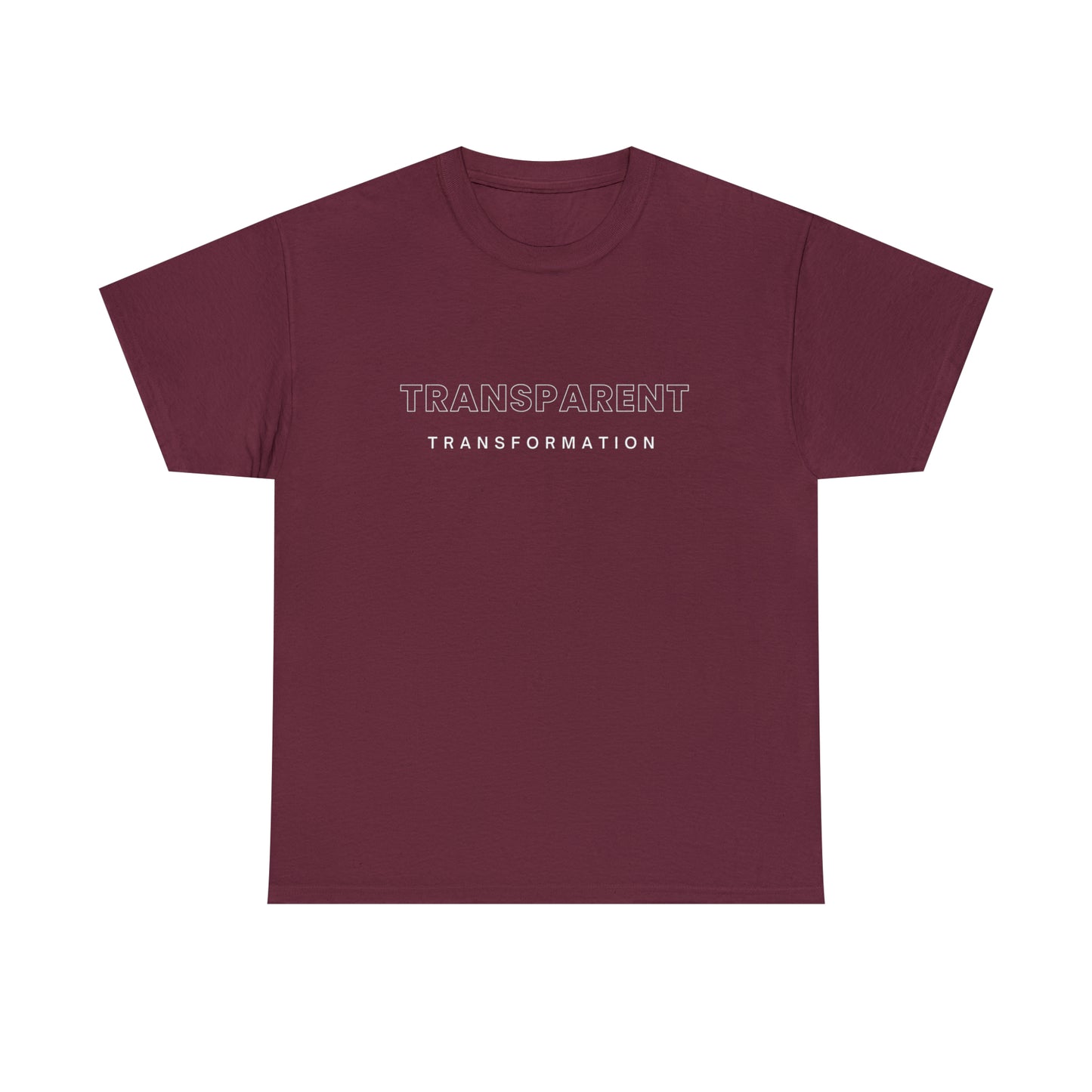 Transparent Transformation Unisex Heavy Cotton Tee