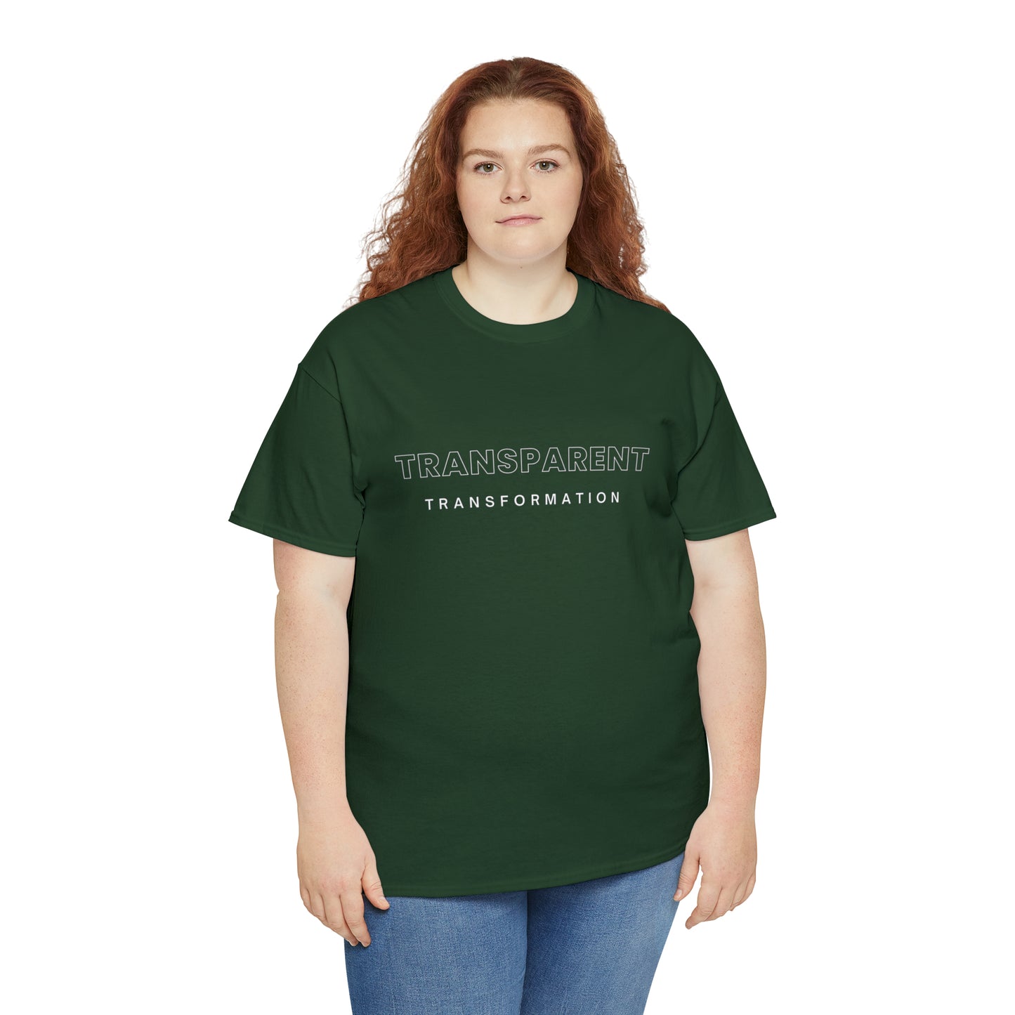 Transparent Transformation Unisex Heavy Cotton Tee
