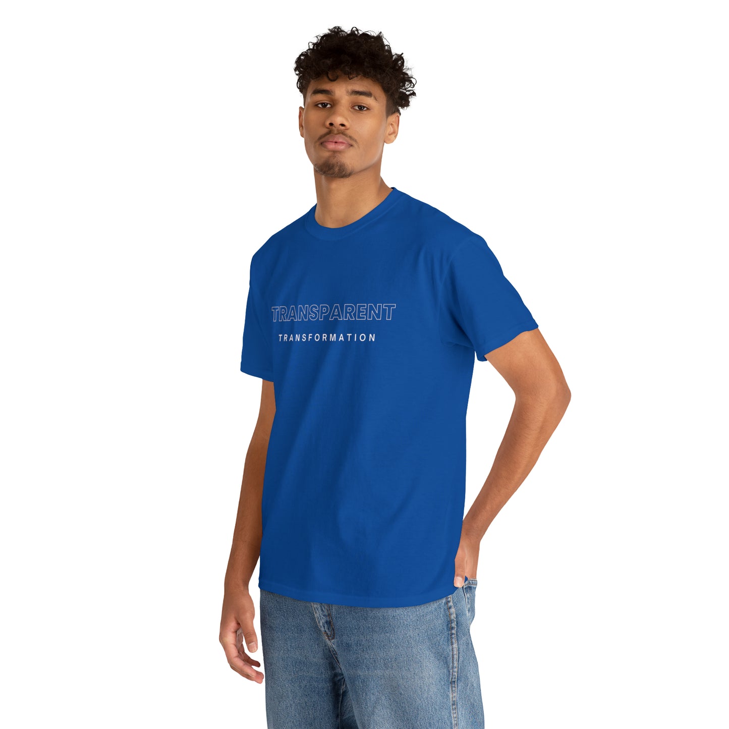 Transparent Transformation Unisex Heavy Cotton Tee