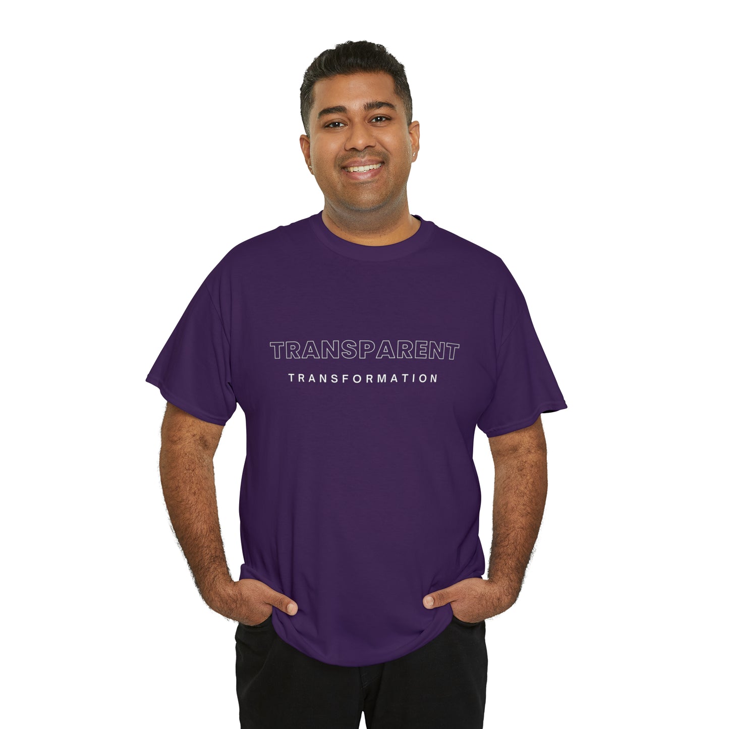 Transparent Transformation Unisex Heavy Cotton Tee