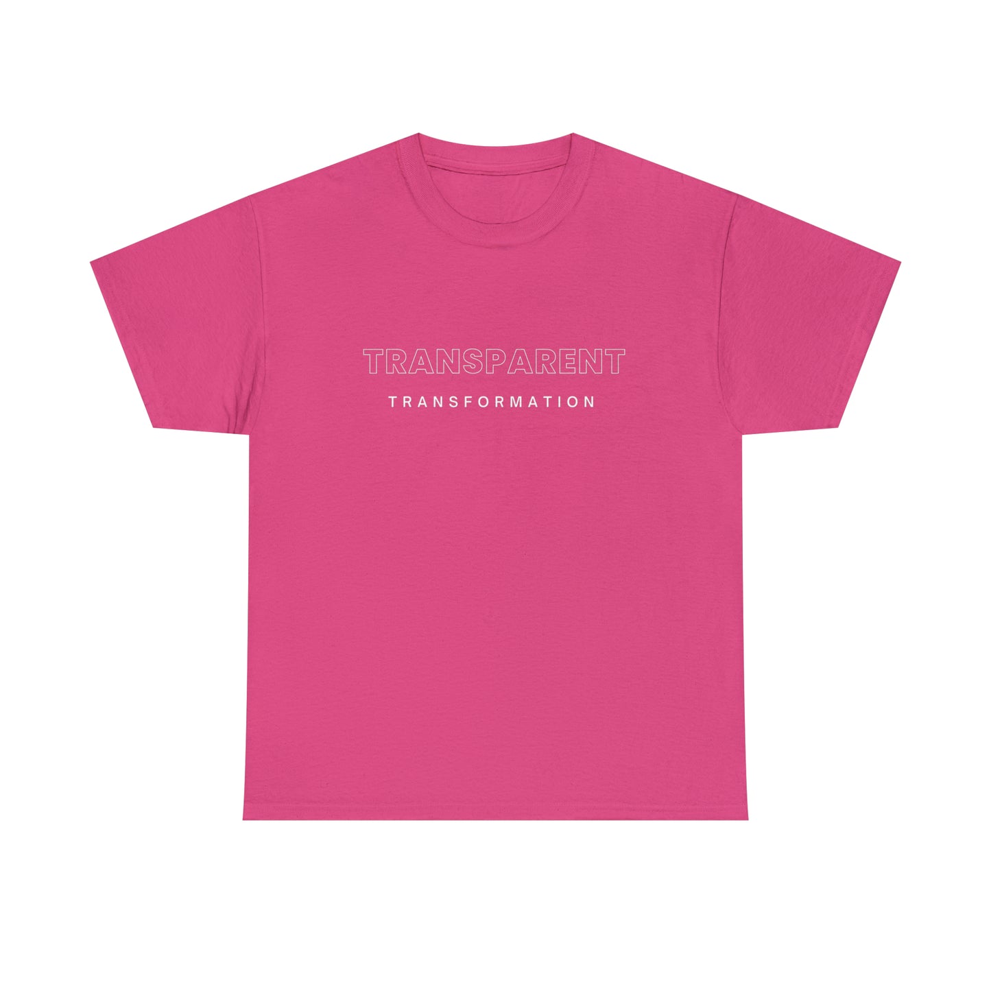 Transparent Transformation Unisex Heavy Cotton Tee