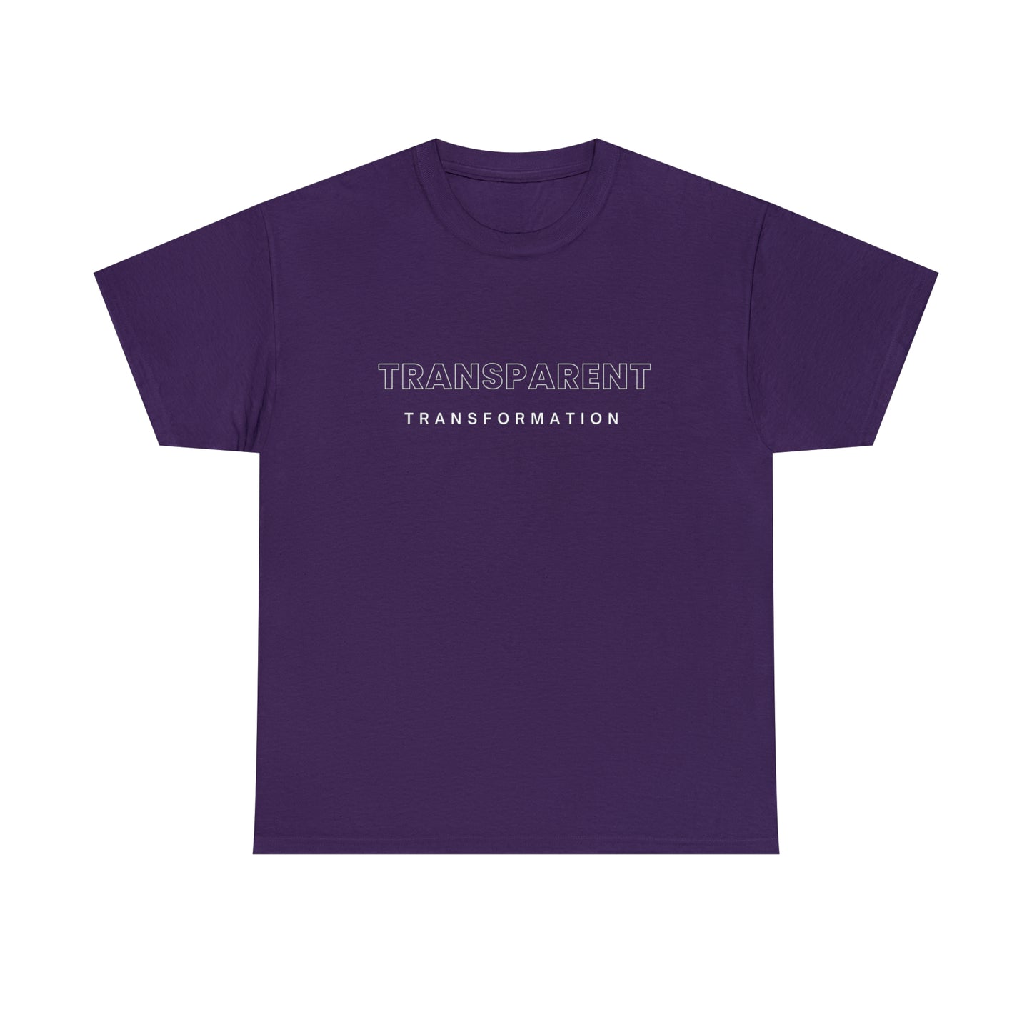 Transparent Transformation Unisex Heavy Cotton Tee