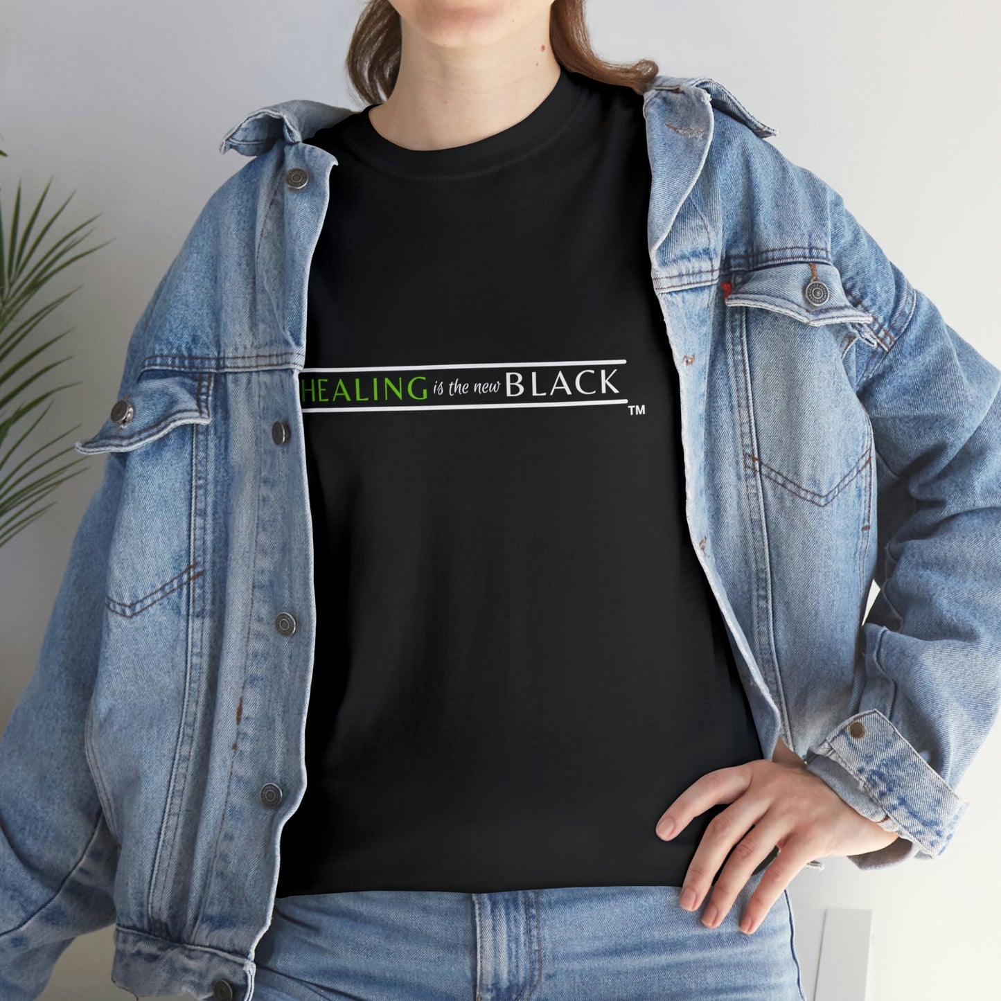 Healing is the new BLACK Unisex Heavy Cotton Tee