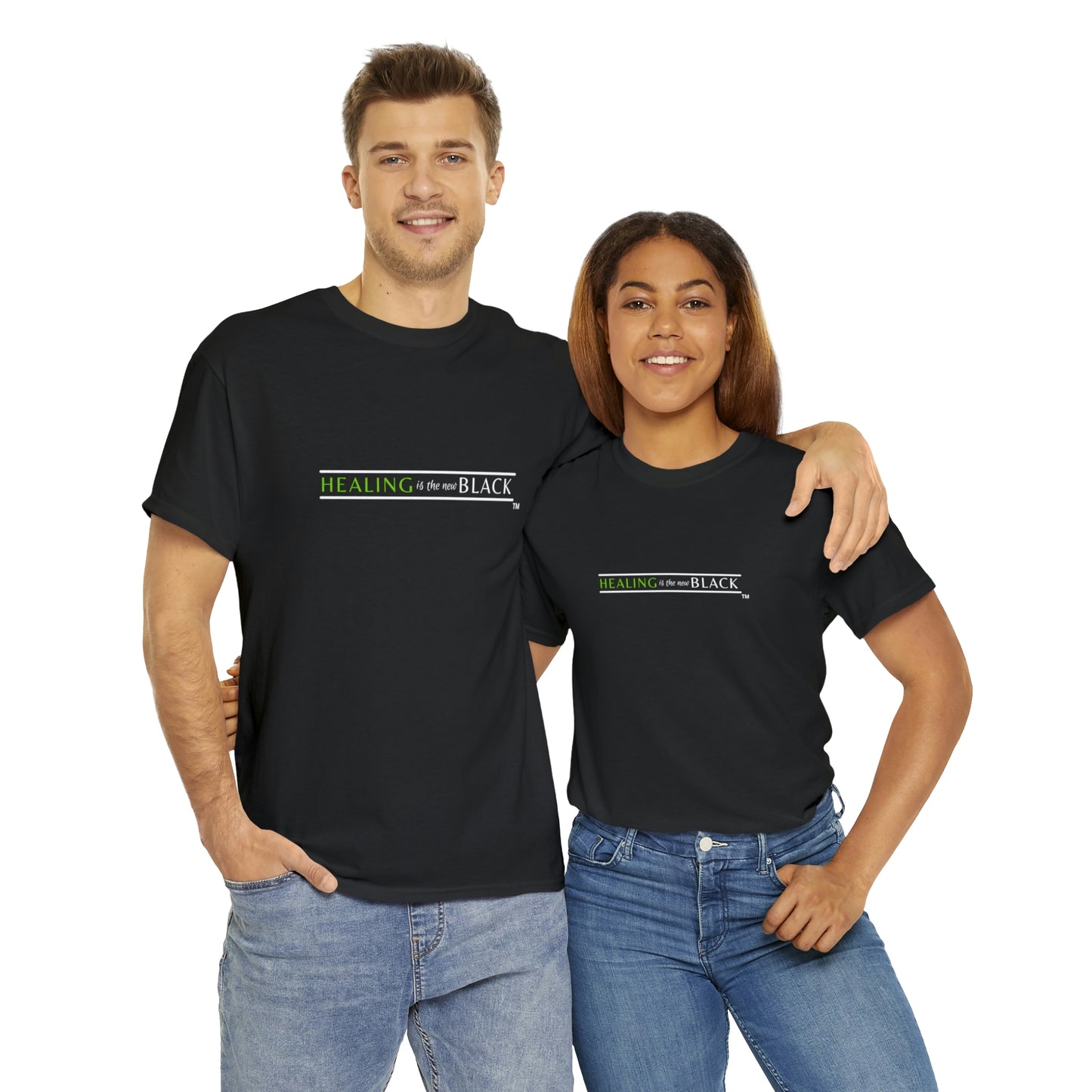 Healing is the new BLACK Unisex Heavy Cotton Tee