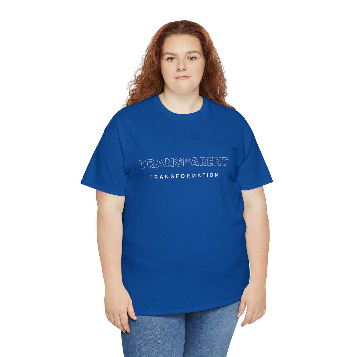 Transparent Transformation Unisex Heavy Cotton Tee