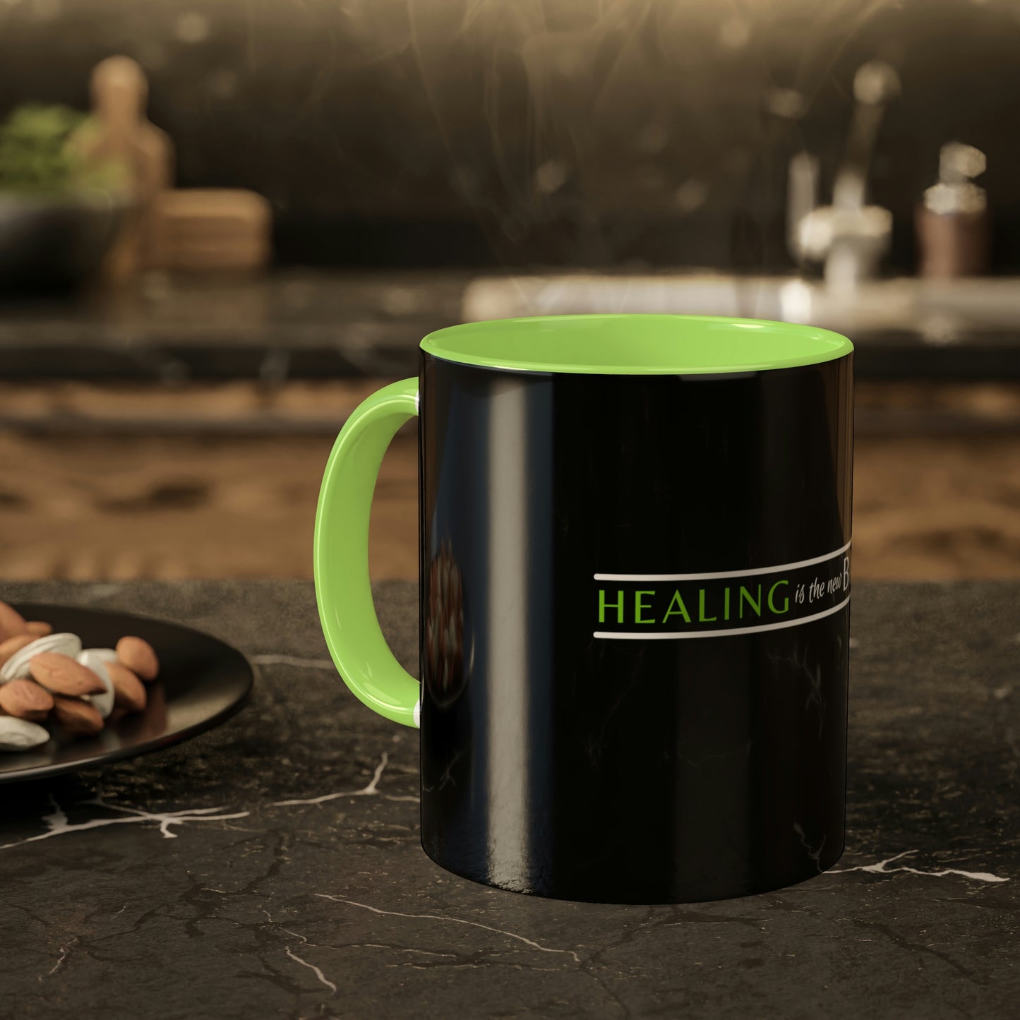 Limited Edition Healing is the new BLACK Mug, 11oz