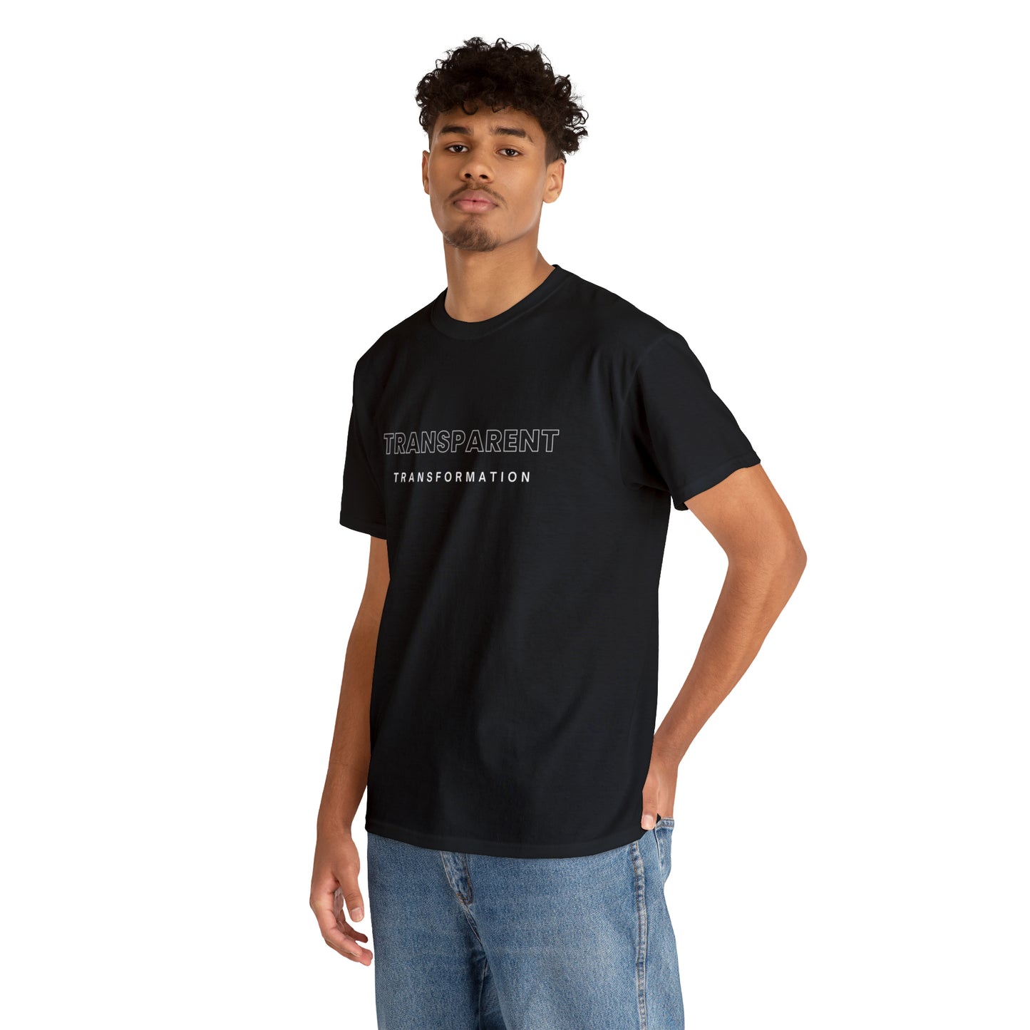 Transparent Transformation Unisex Heavy Cotton Tee
