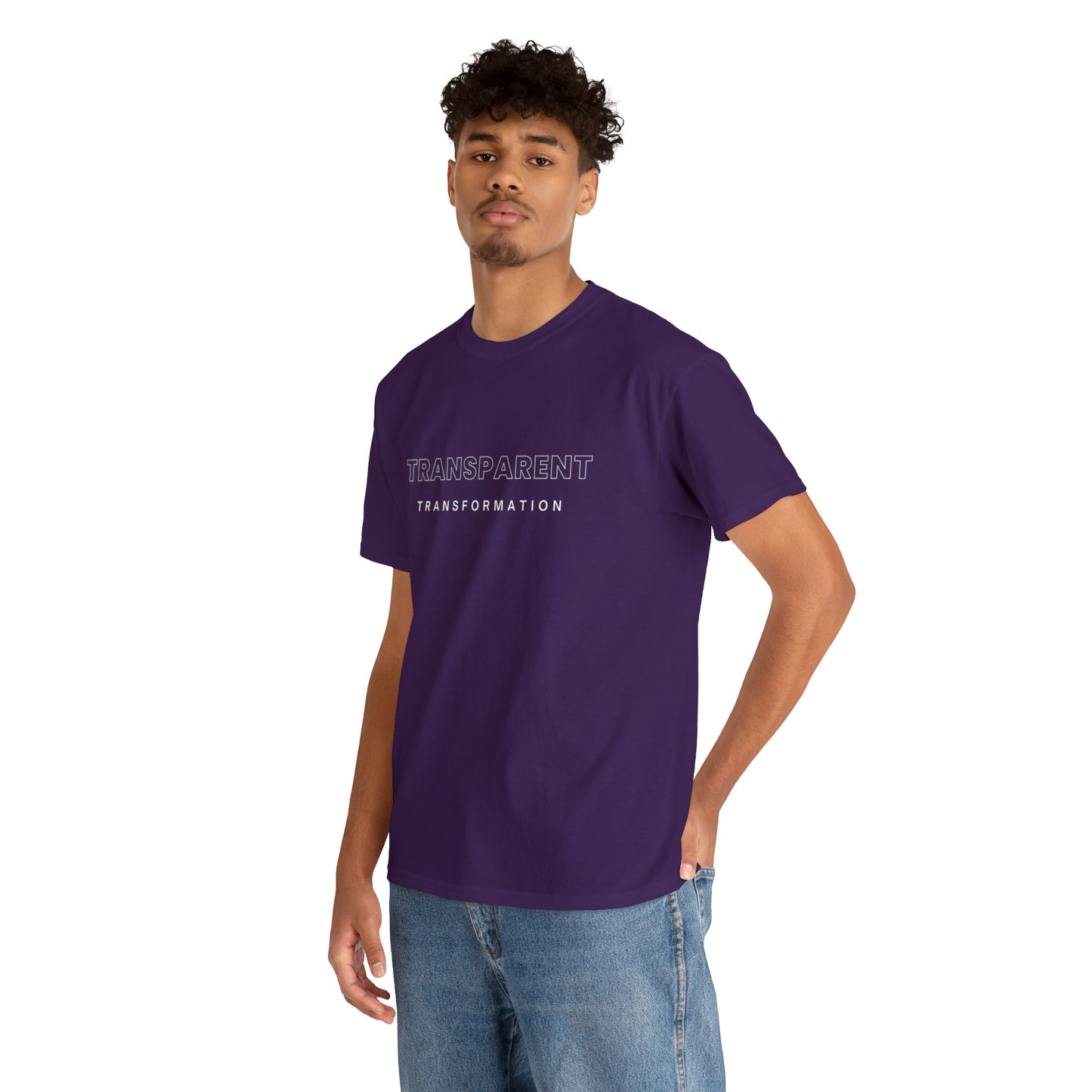 Transparent Transformation Unisex Heavy Cotton Tee