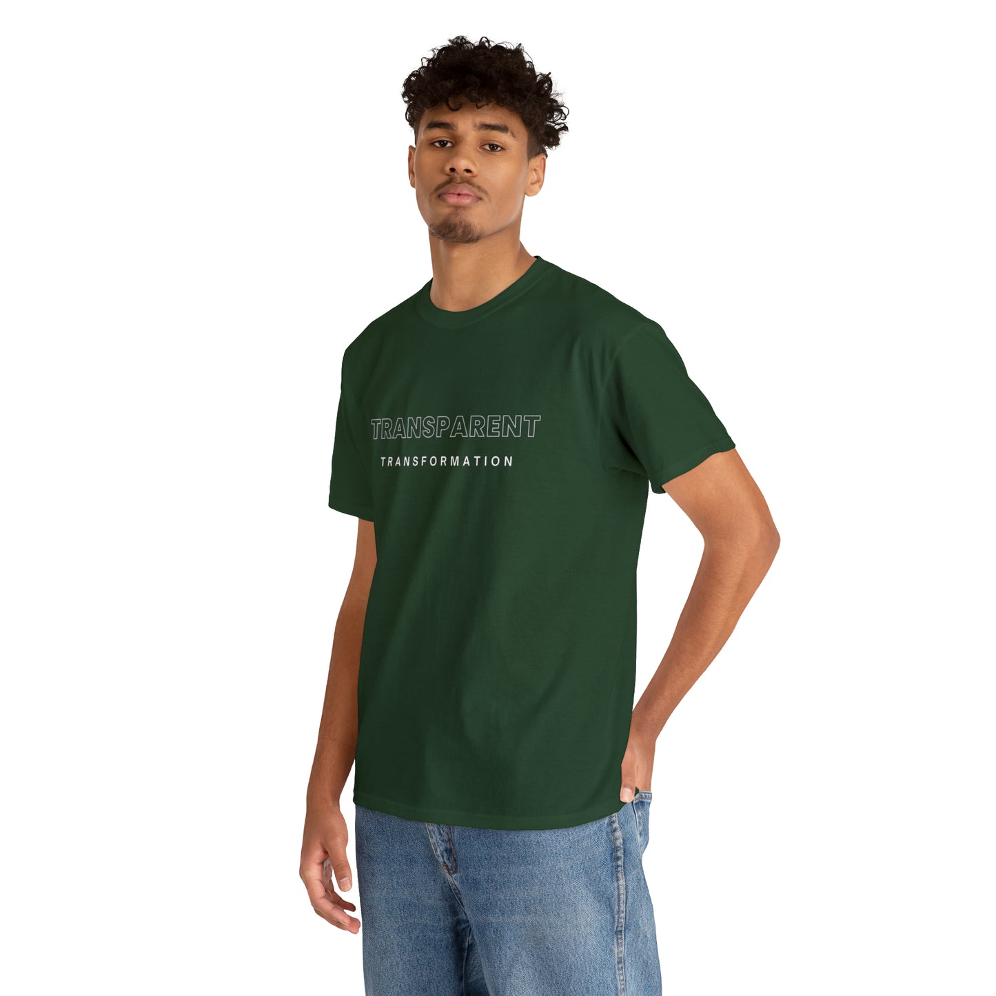 Transparent Transformation Unisex Heavy Cotton Tee