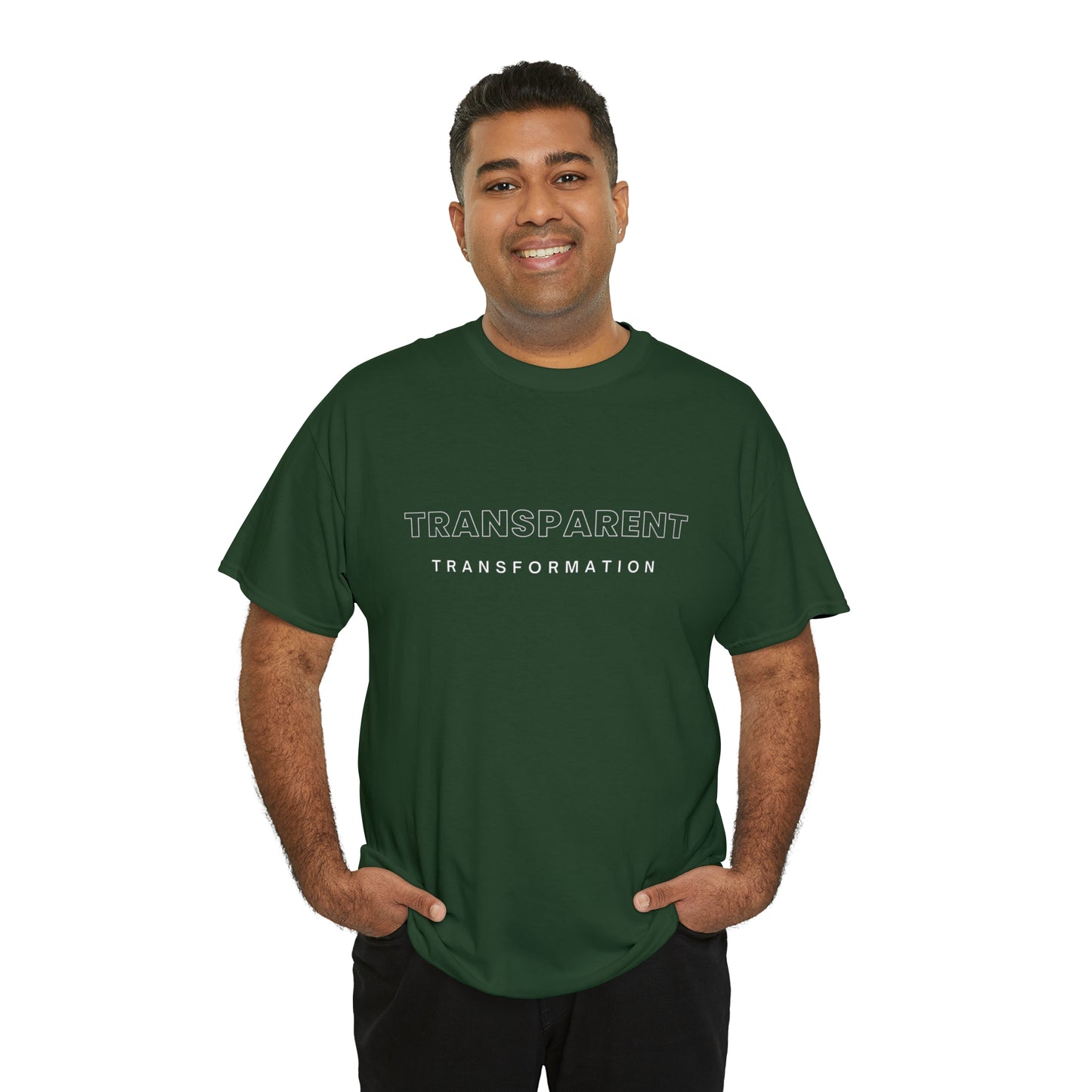 Transparent Transformation Unisex Heavy Cotton Tee