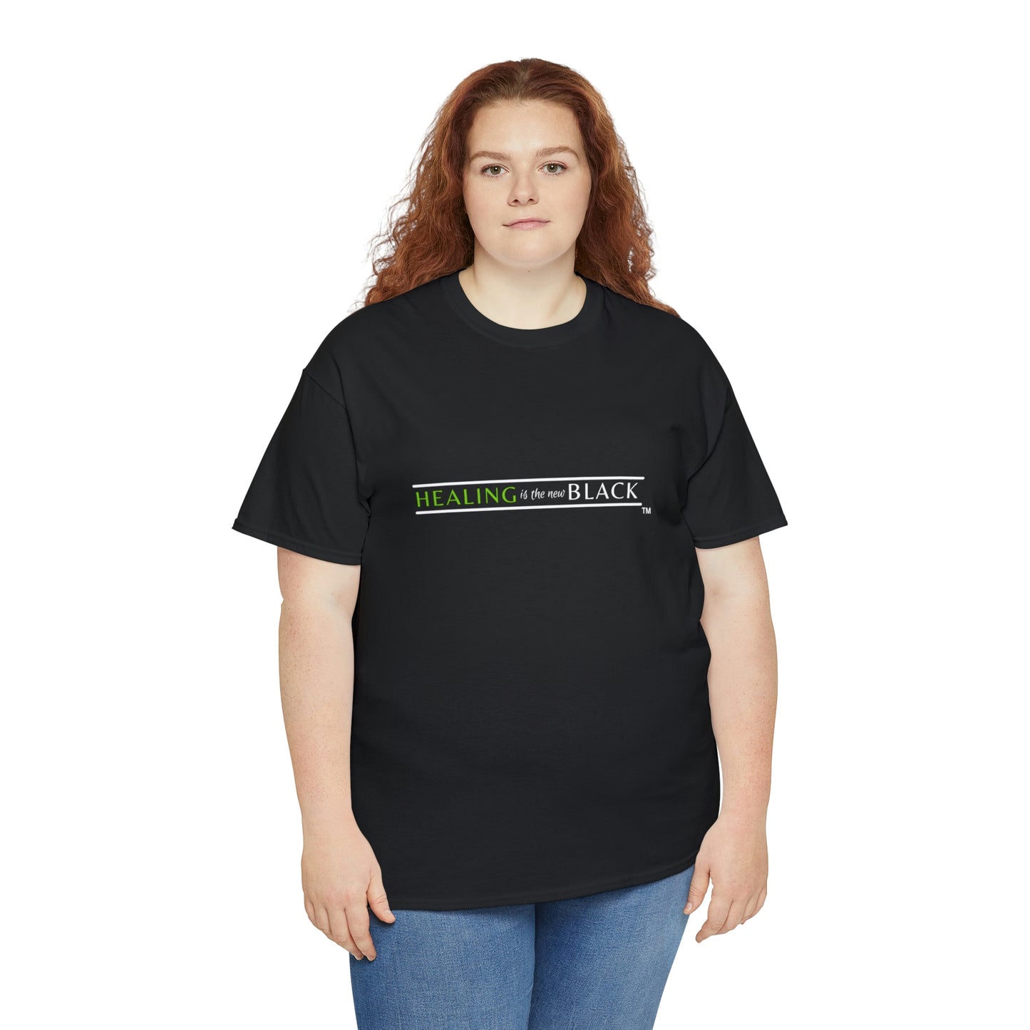 Healing is the new BLACK Unisex Heavy Cotton Tee