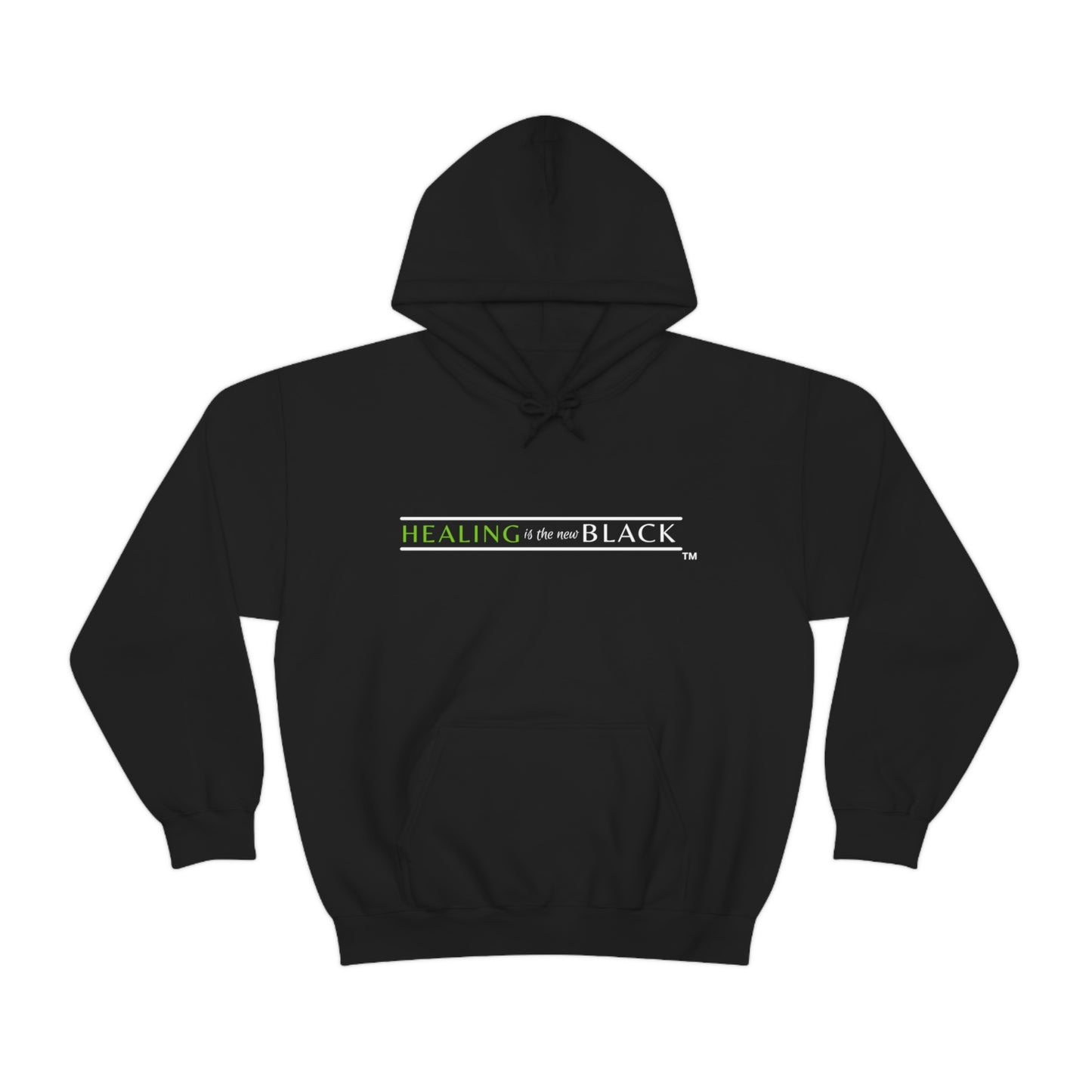 Healing is the new BLACK unisex Heavy Blend™ Hooded Sweatshirt