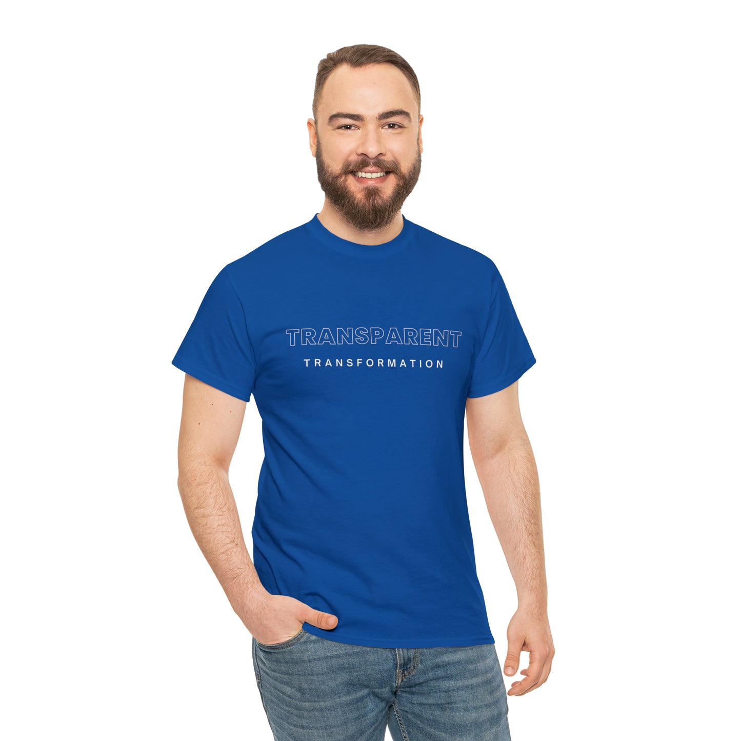 Transparent Transformation Unisex Heavy Cotton Tee