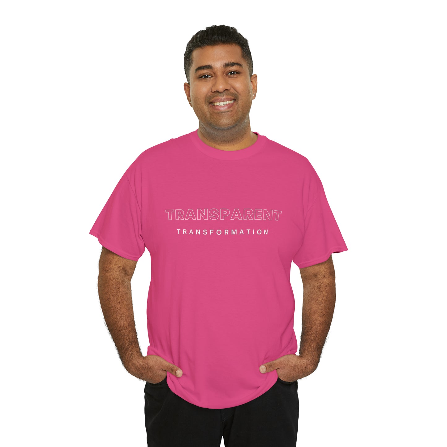 Transparent Transformation Unisex Heavy Cotton Tee