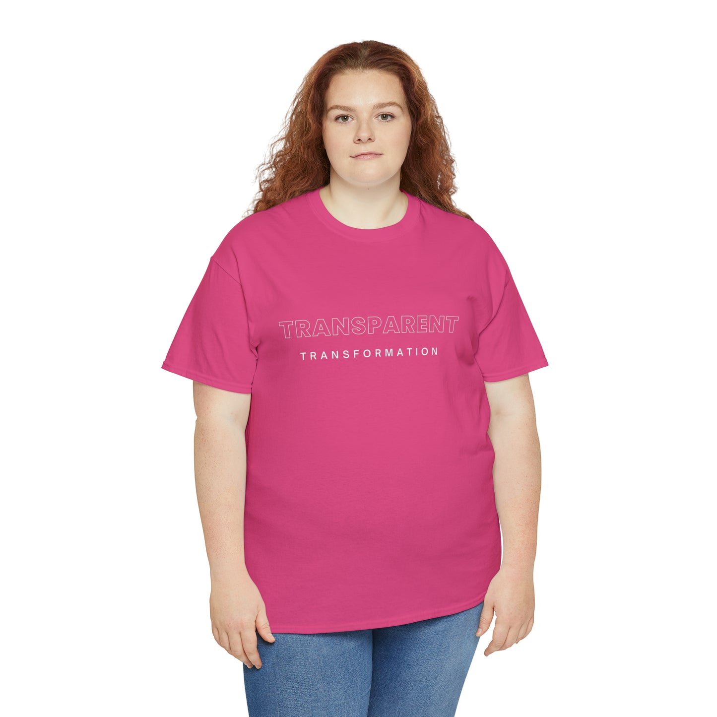 Transparent Transformation Unisex Heavy Cotton Tee
