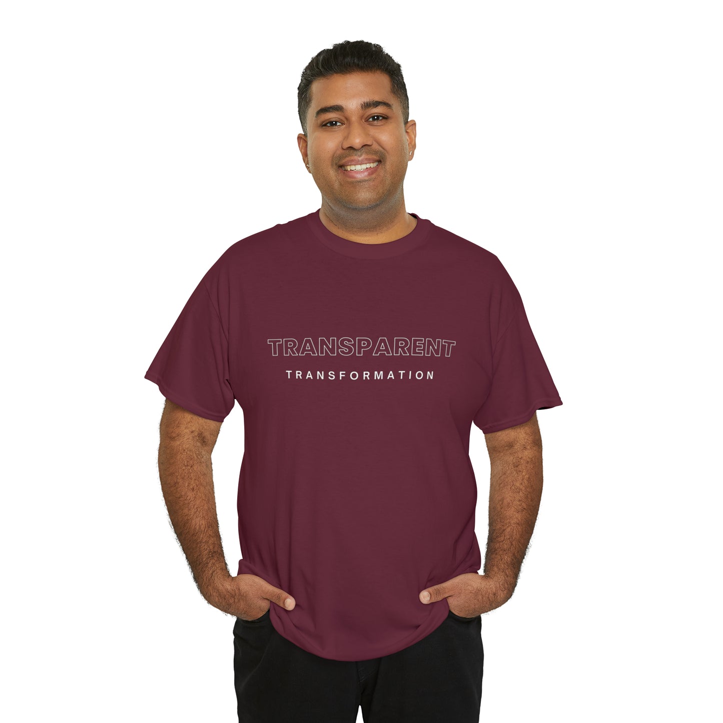 Transparent Transformation Unisex Heavy Cotton Tee