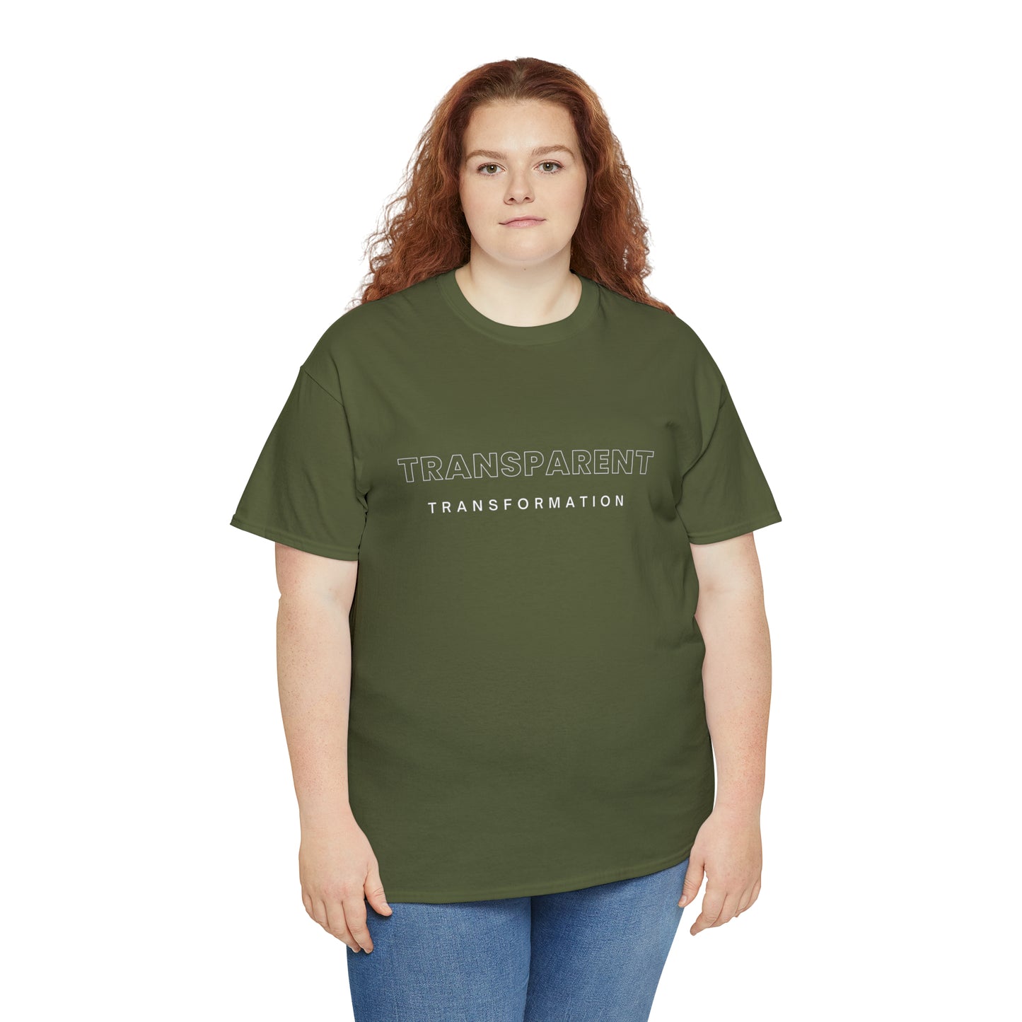 Transparent Transformation Unisex Heavy Cotton Tee