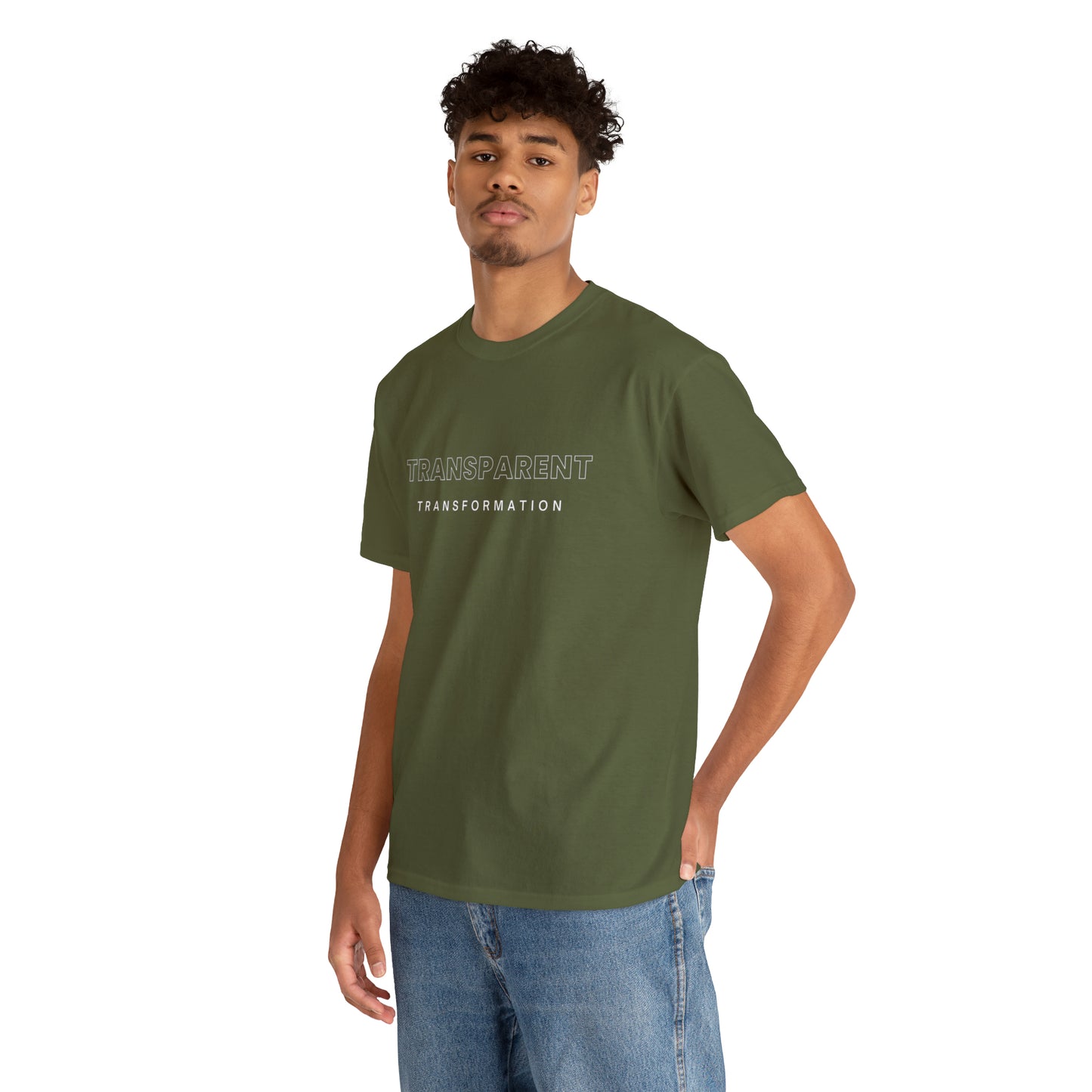Transparent Transformation Unisex Heavy Cotton Tee