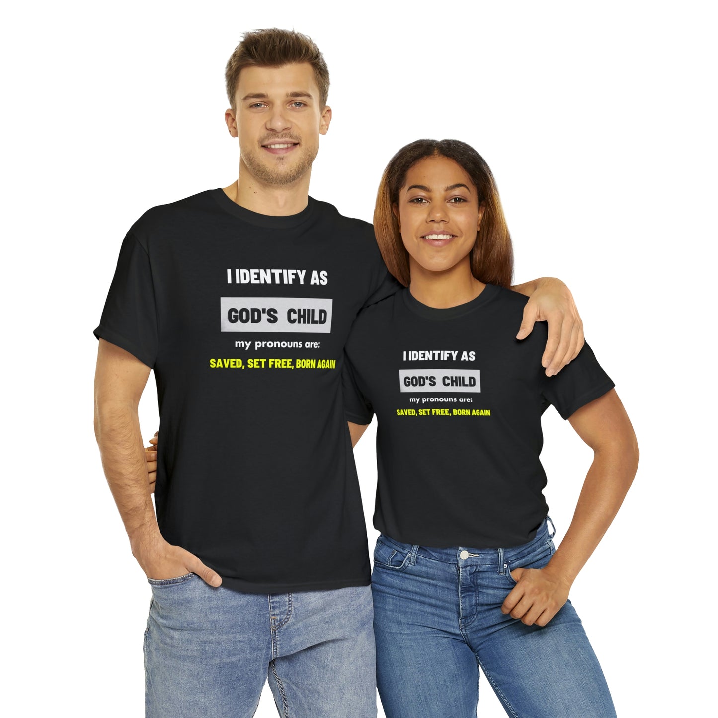 I Identify As... NovelTeez Unisex Heavy Cotton Tee