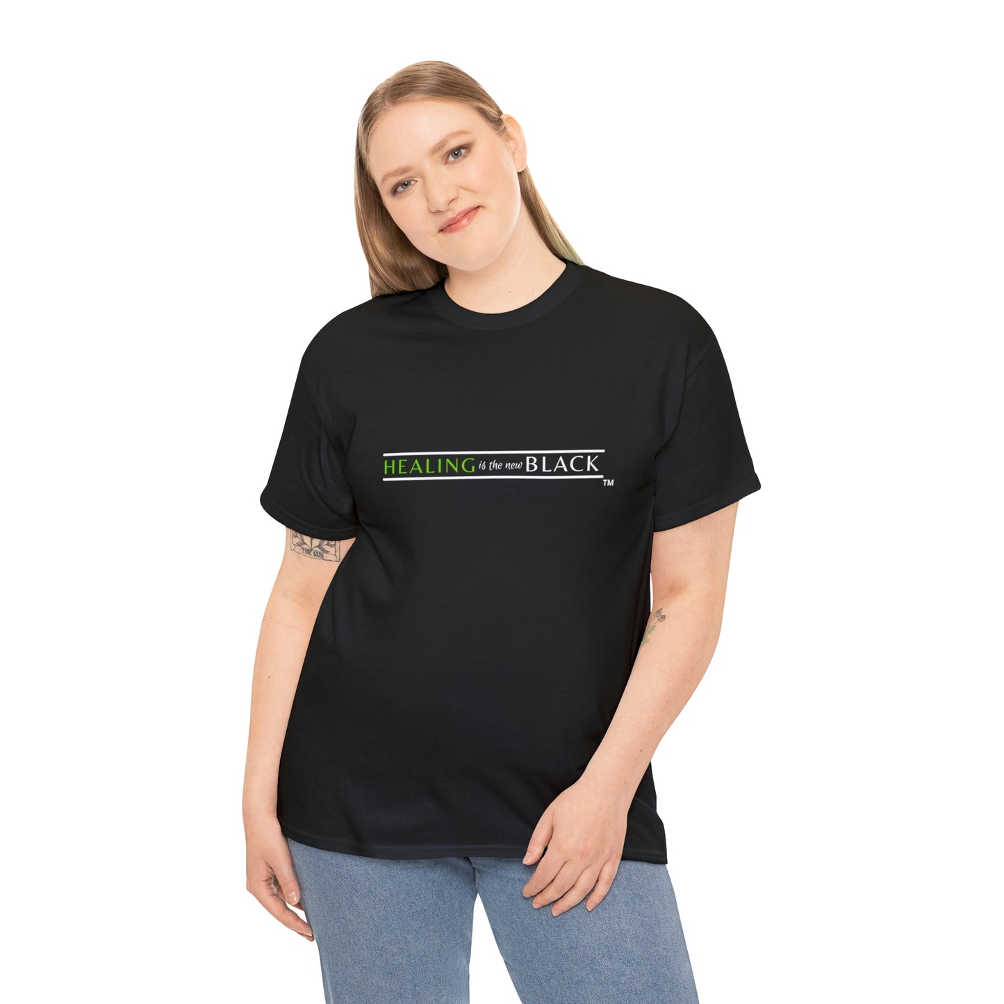 Healing is the new BLACK Unisex Heavy Cotton Tee