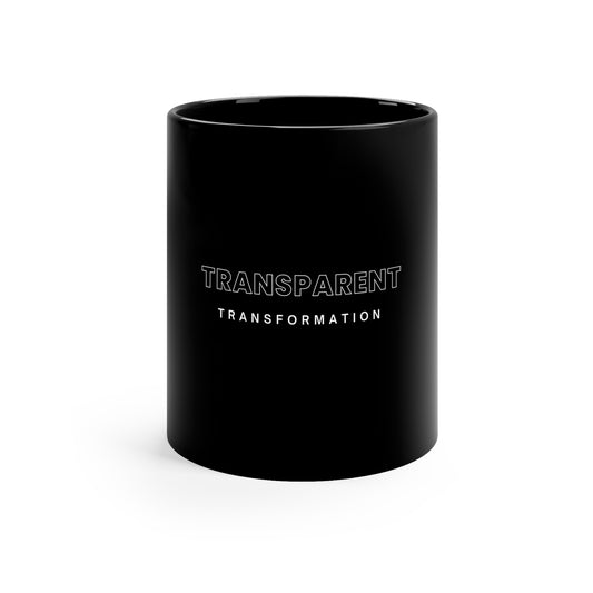 Transparent Transformation 11oz Black Mug