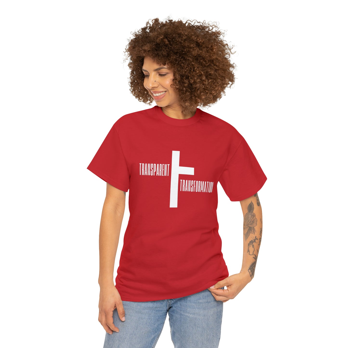 Transparent Transformation Unisex Heavy Cotton Tee