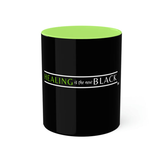 Limited Edition Healing is the new BLACK Mug, 11oz