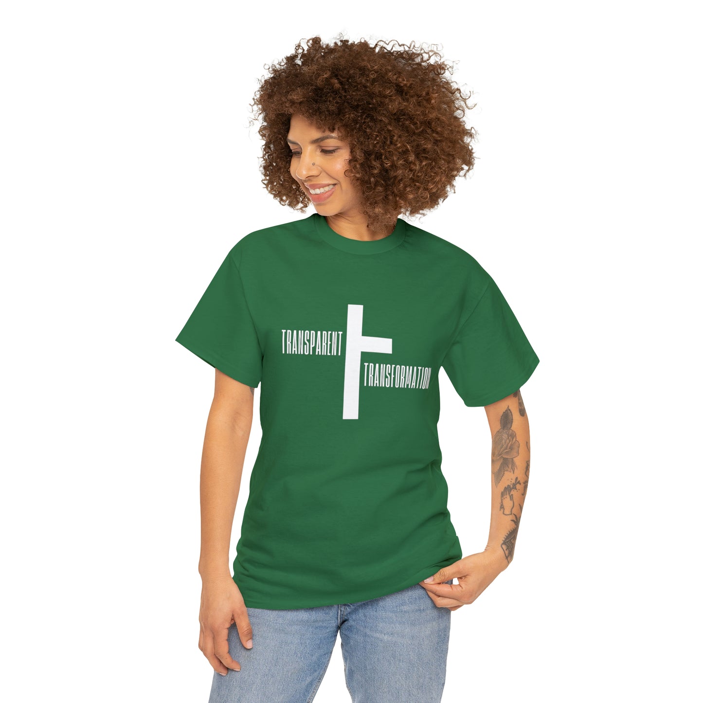 Transparent Transformation Unisex Heavy Cotton Tee