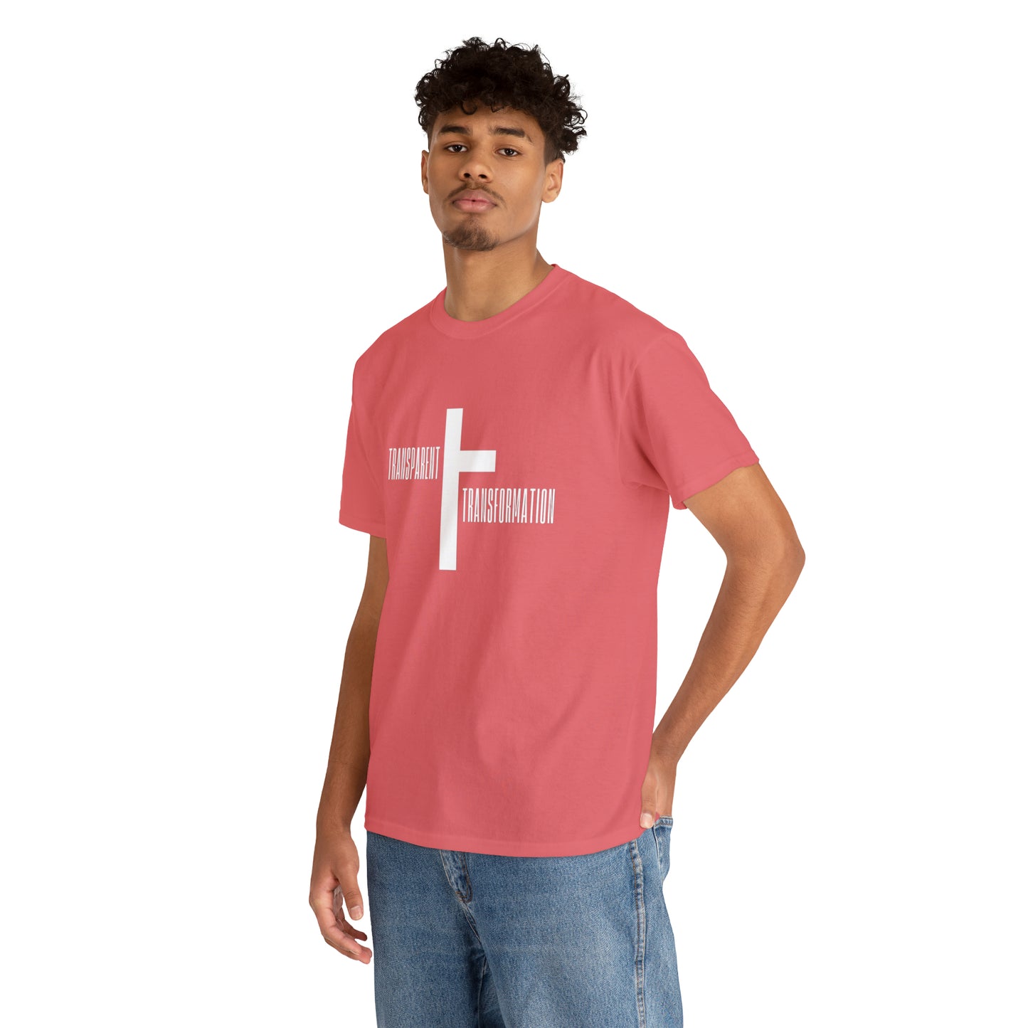 Transparent Transformation Unisex Heavy Cotton Tee