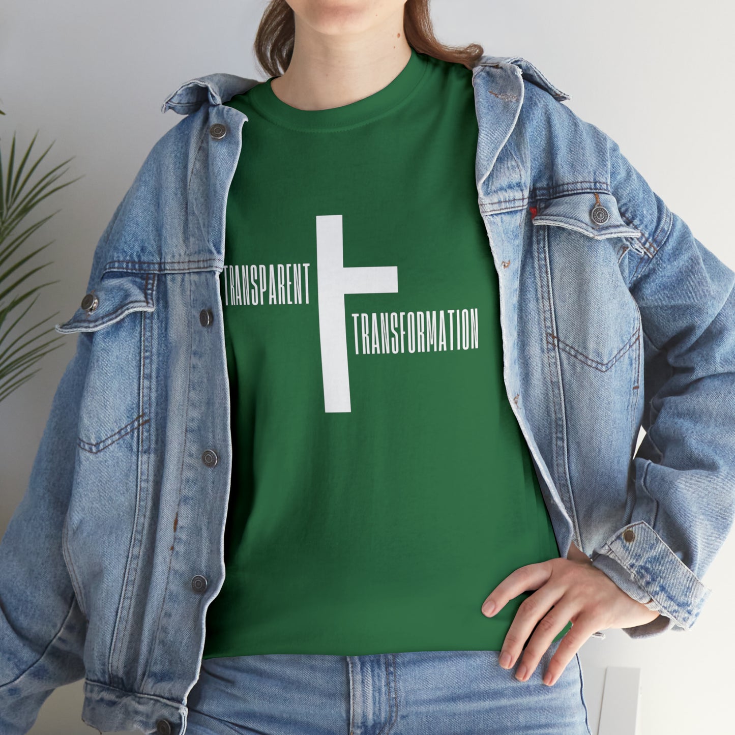 Transparent Transformation Unisex Heavy Cotton Tee