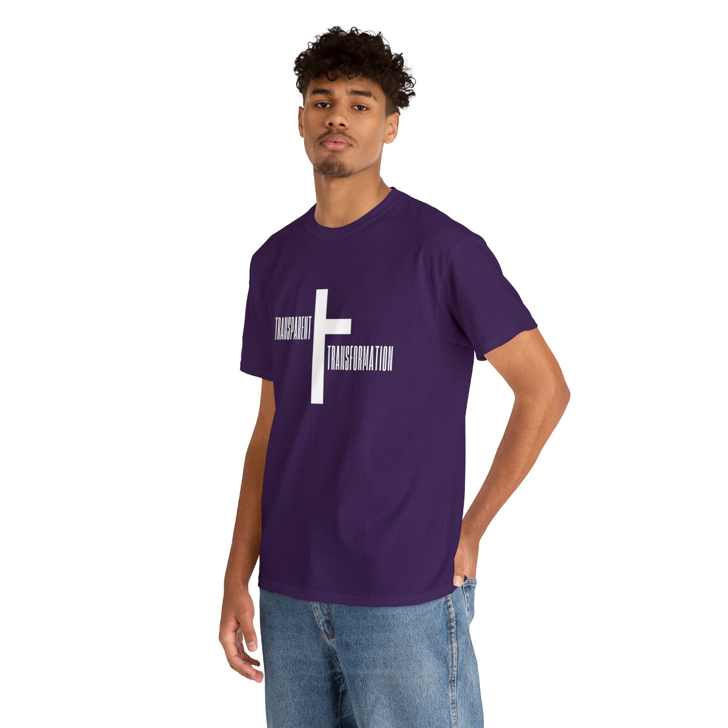 Transparent Transformation Unisex Heavy Cotton Tee