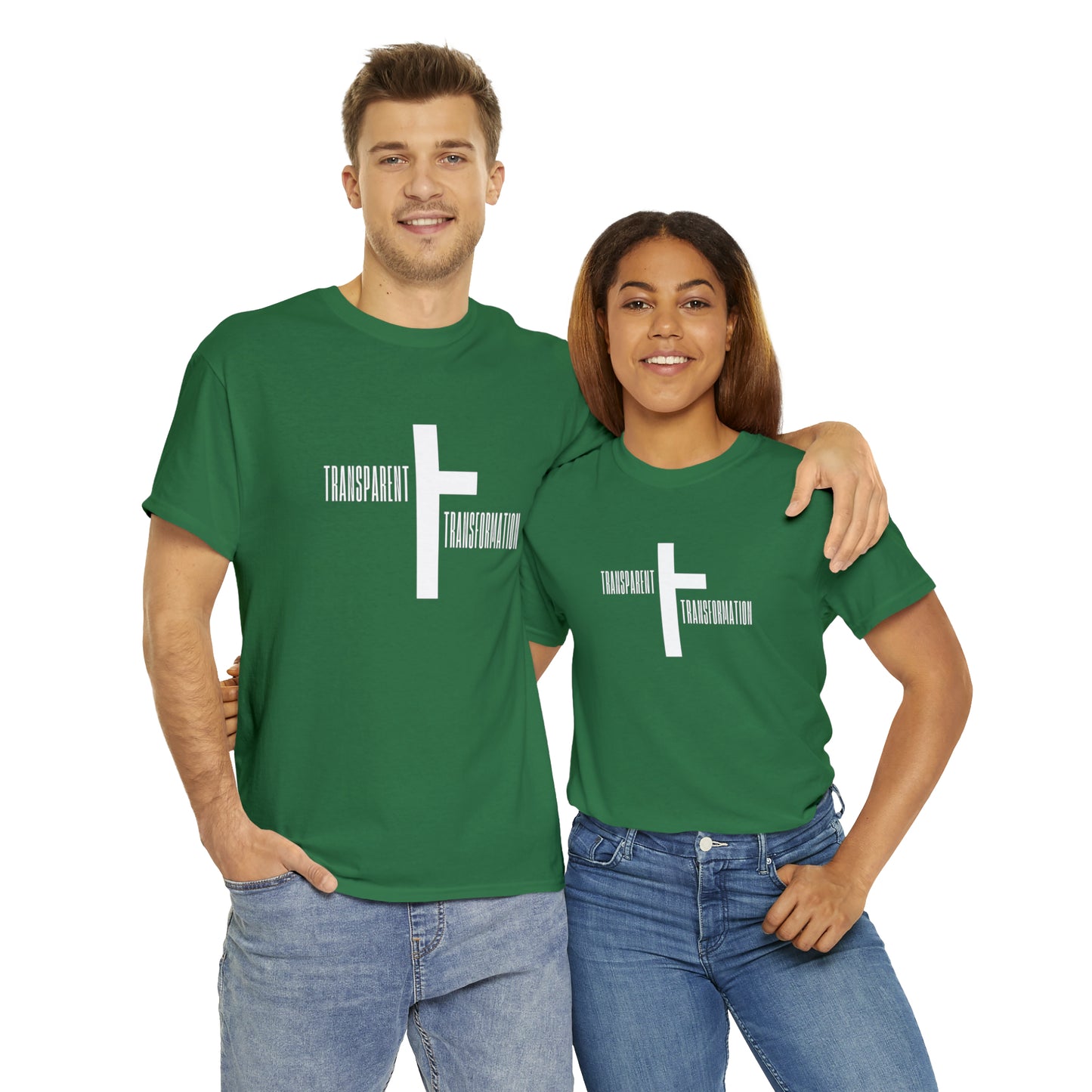 Transparent Transformation Unisex Heavy Cotton Tee