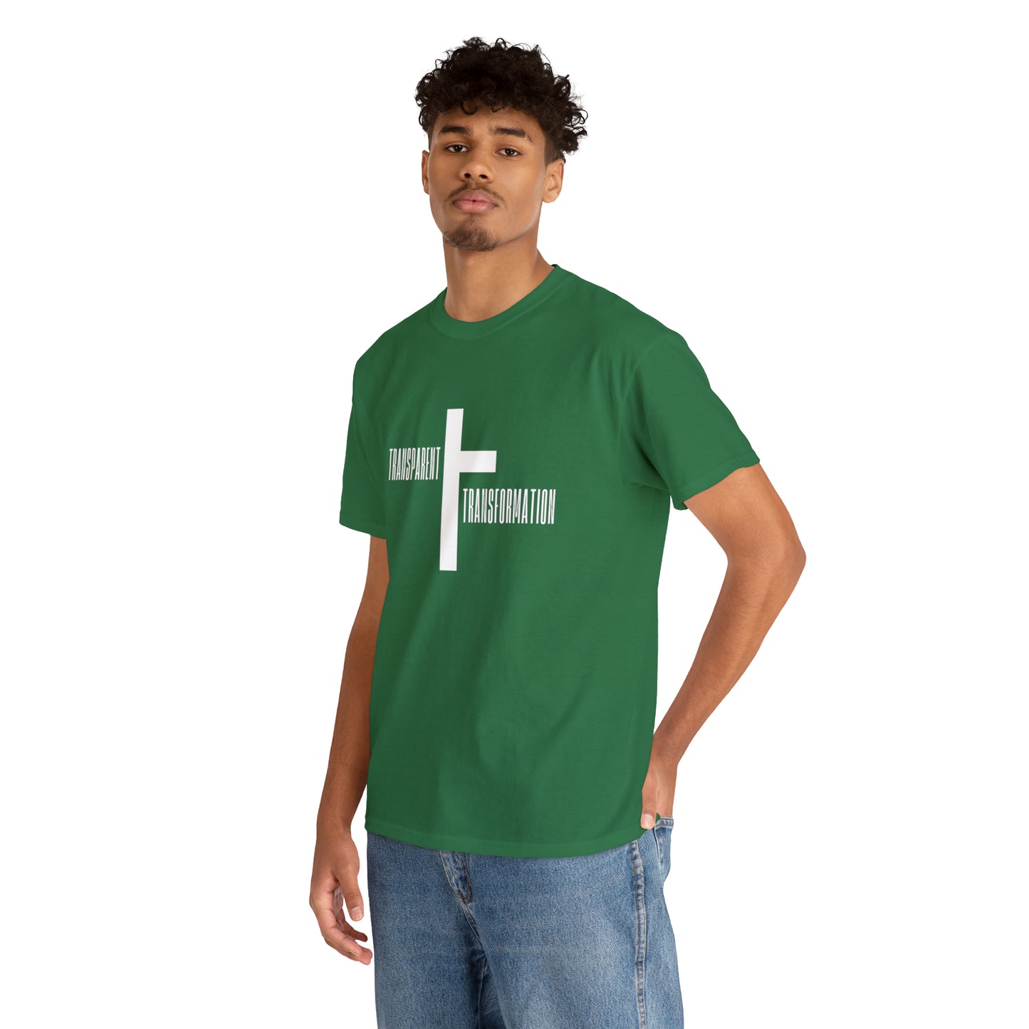 Transparent Transformation Unisex Heavy Cotton Tee