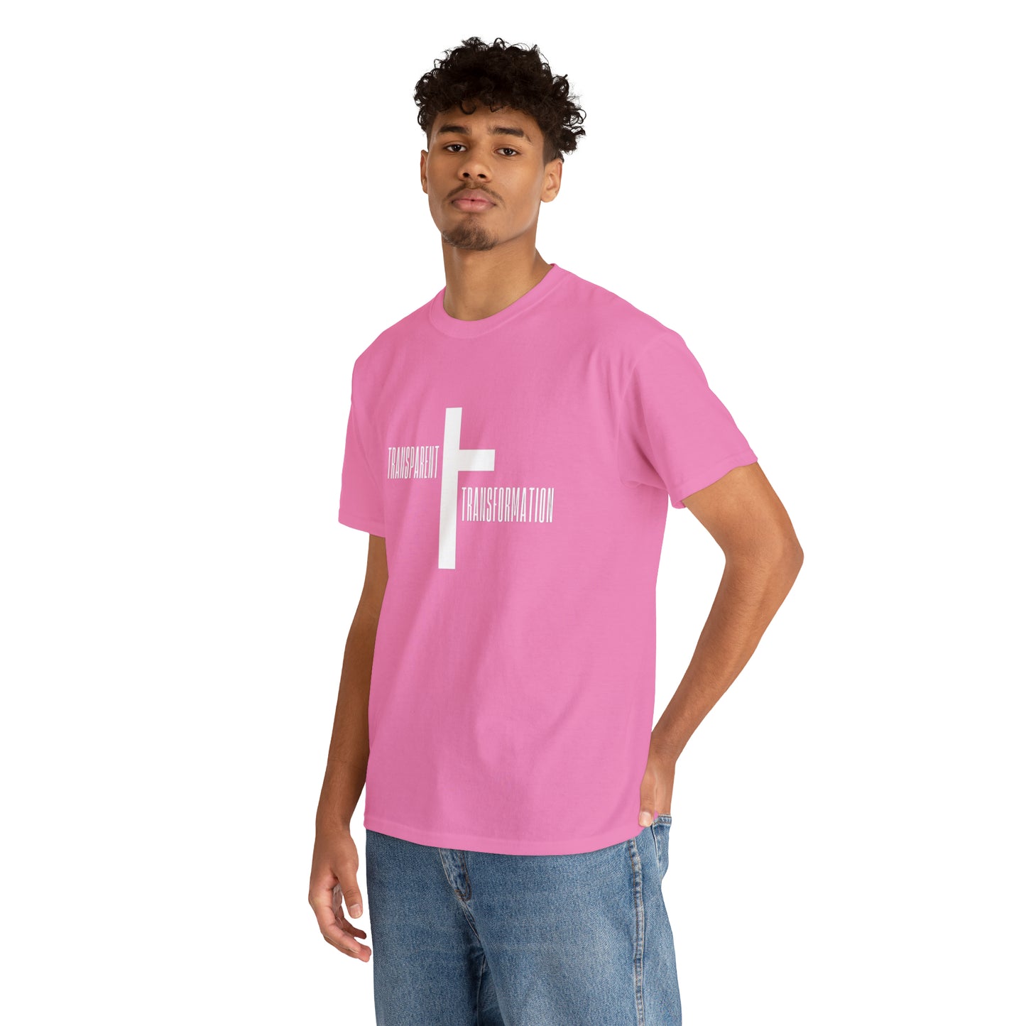 Transparent Transformation Unisex Heavy Cotton Tee