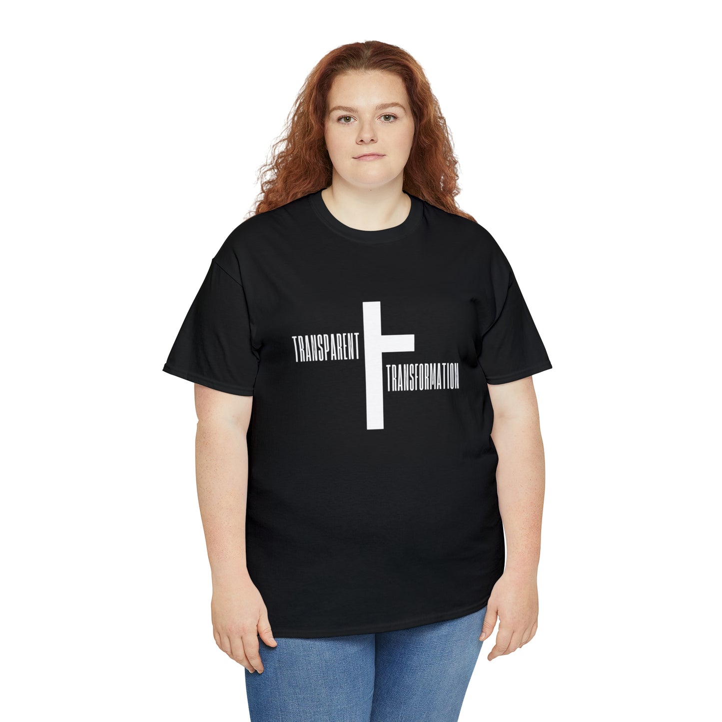 Transparent Transformation Unisex Heavy Cotton Tee