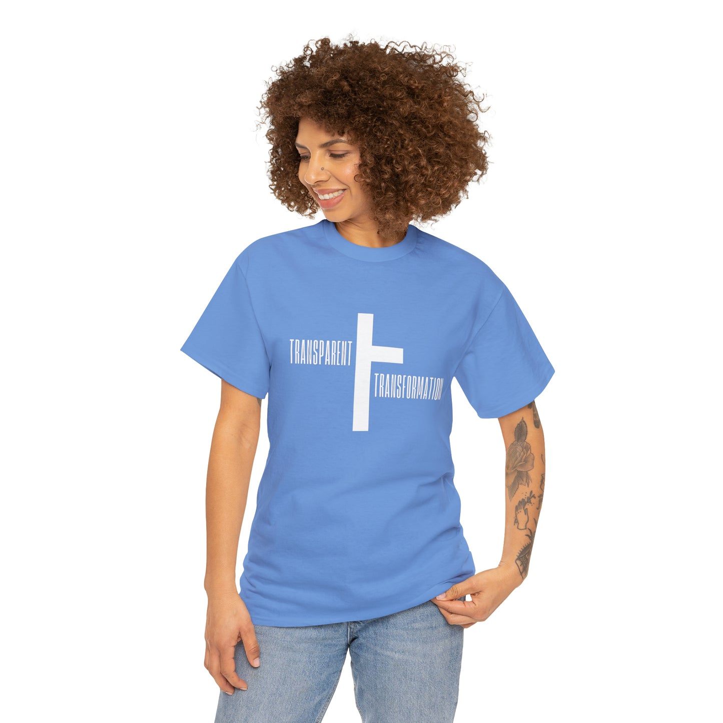 Transparent Transformation Unisex Heavy Cotton Tee