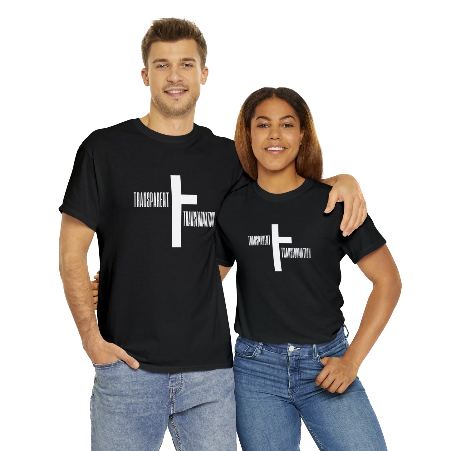 Transparent Transformation Unisex Heavy Cotton Tee