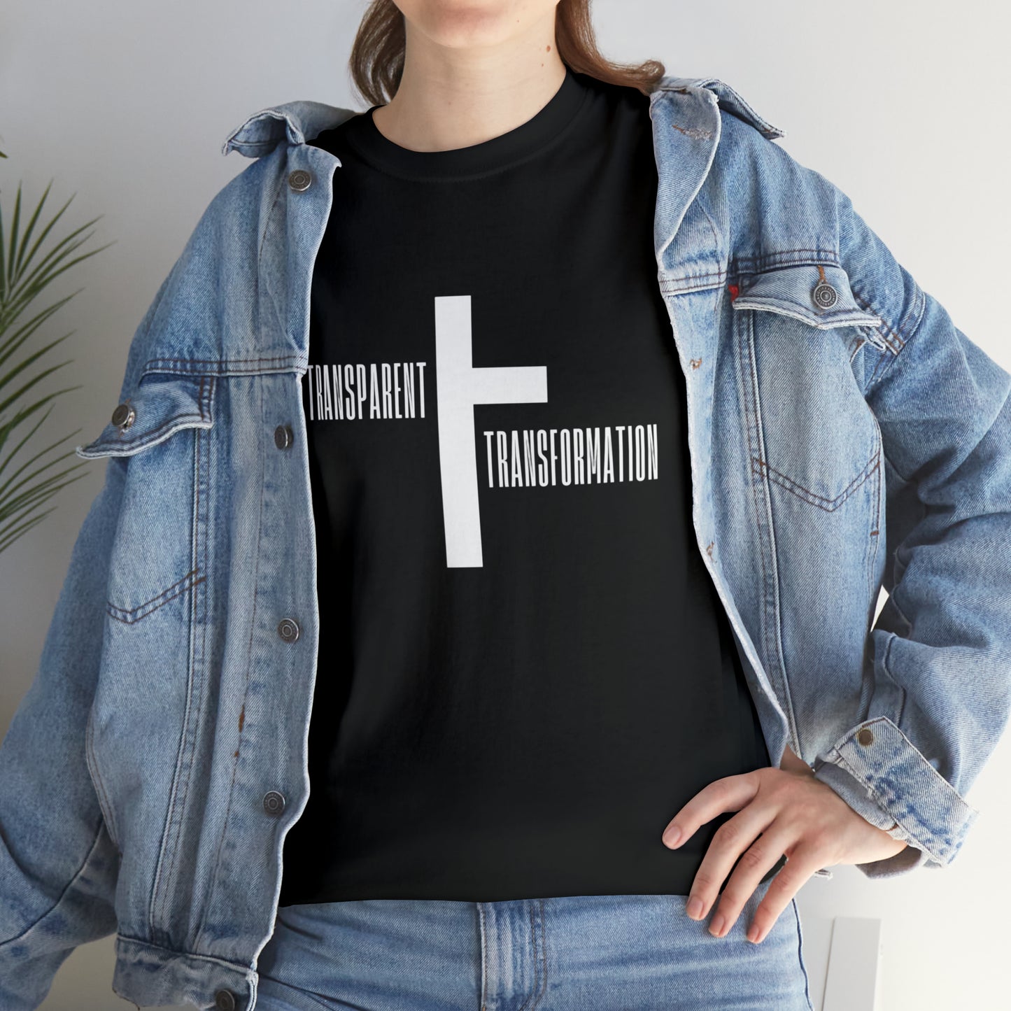 Transparent Transformation Unisex Heavy Cotton Tee