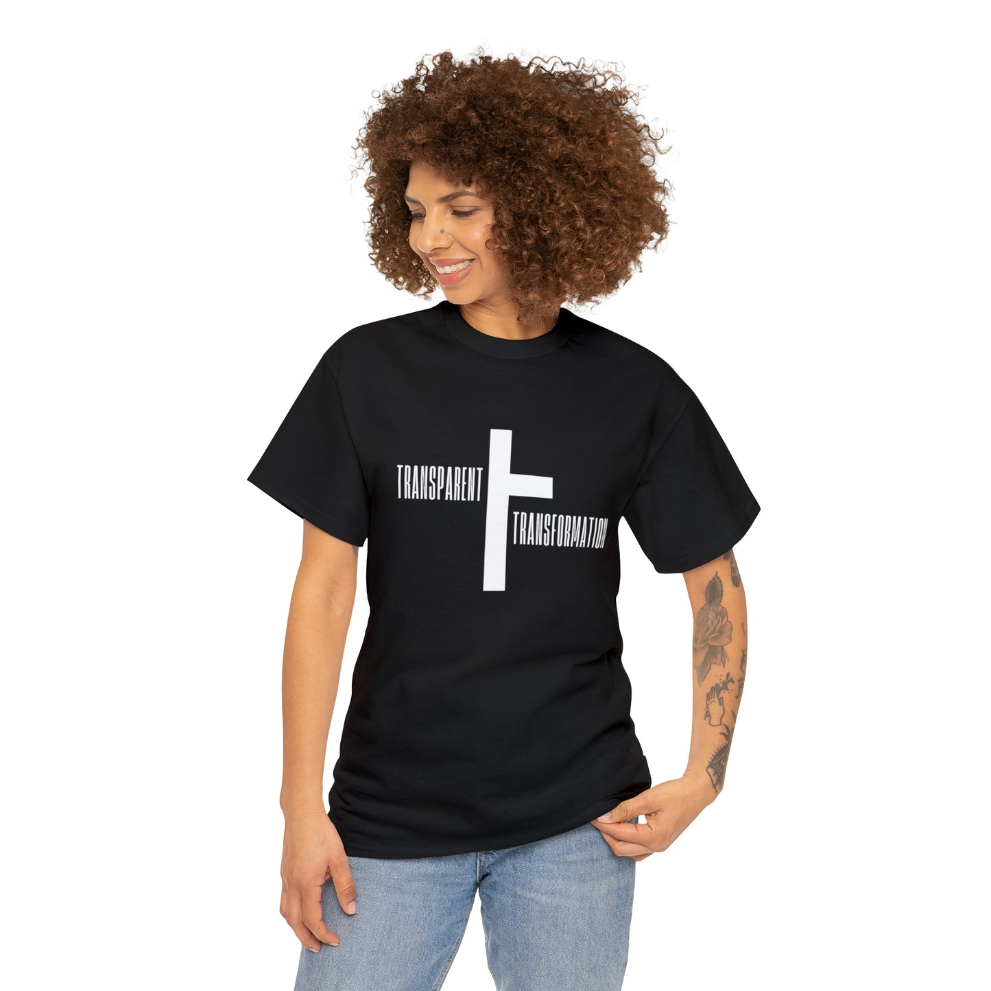 Transparent Transformation Unisex Heavy Cotton Tee