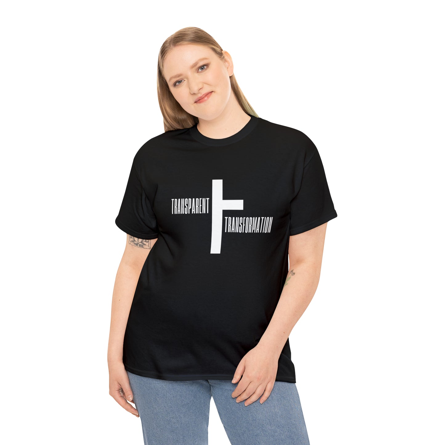 Transparent Transformation Unisex Heavy Cotton Tee